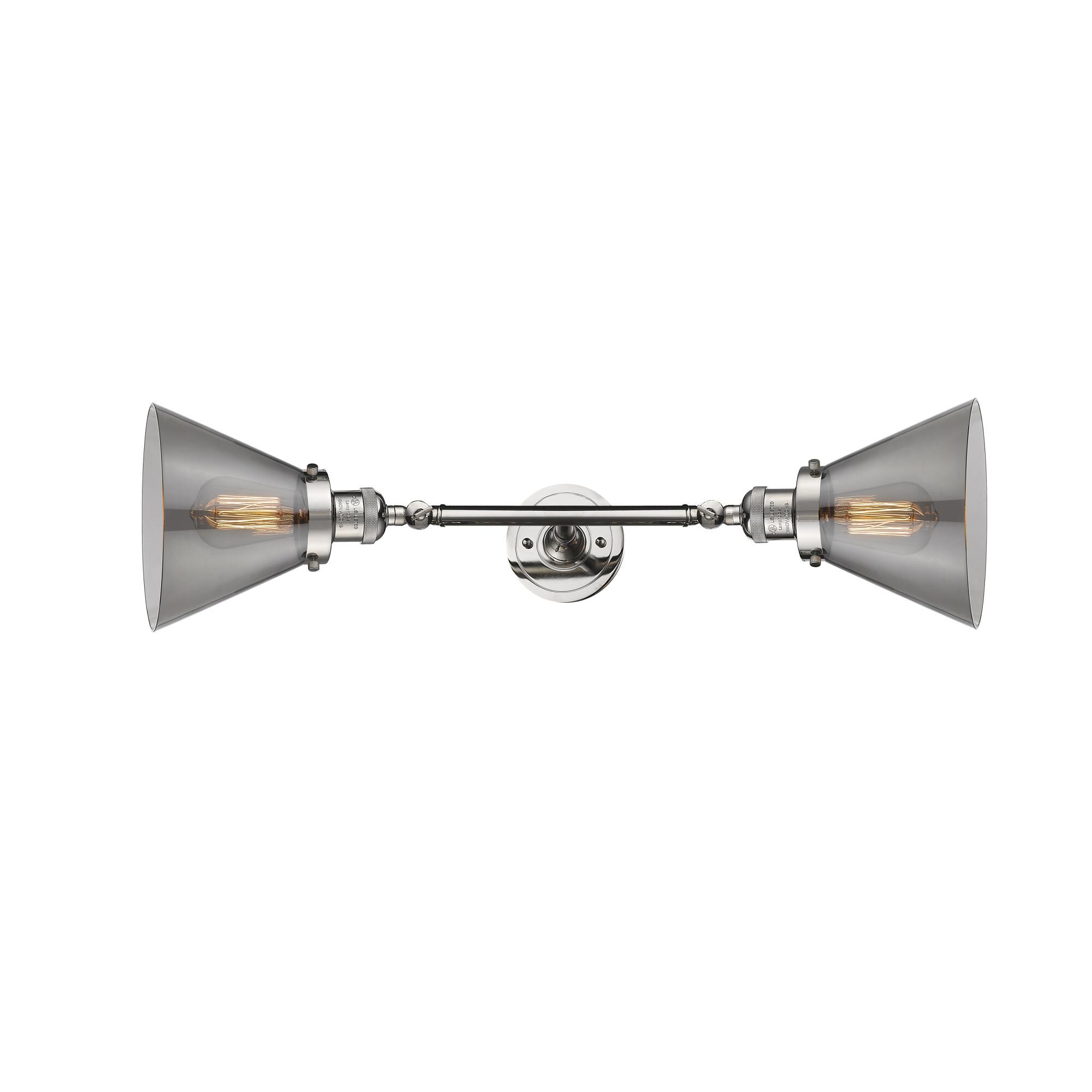 Bruno Marashlian Large Cone 18 Inch 2 Light Bath Vanity Light by Innovations Lighting