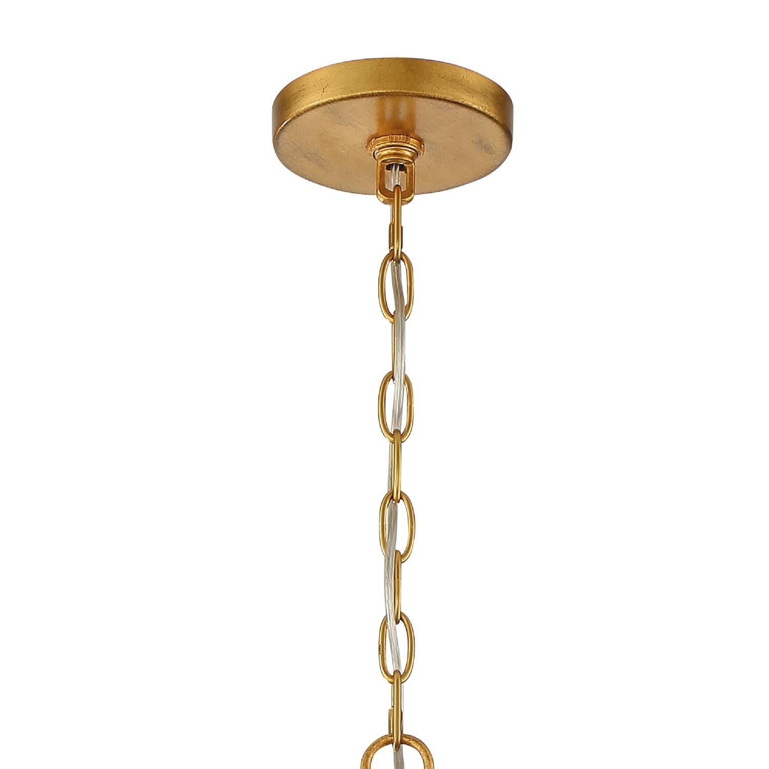 Roxy 22 Inch 6 Light Mini Chandelier by Crystorama