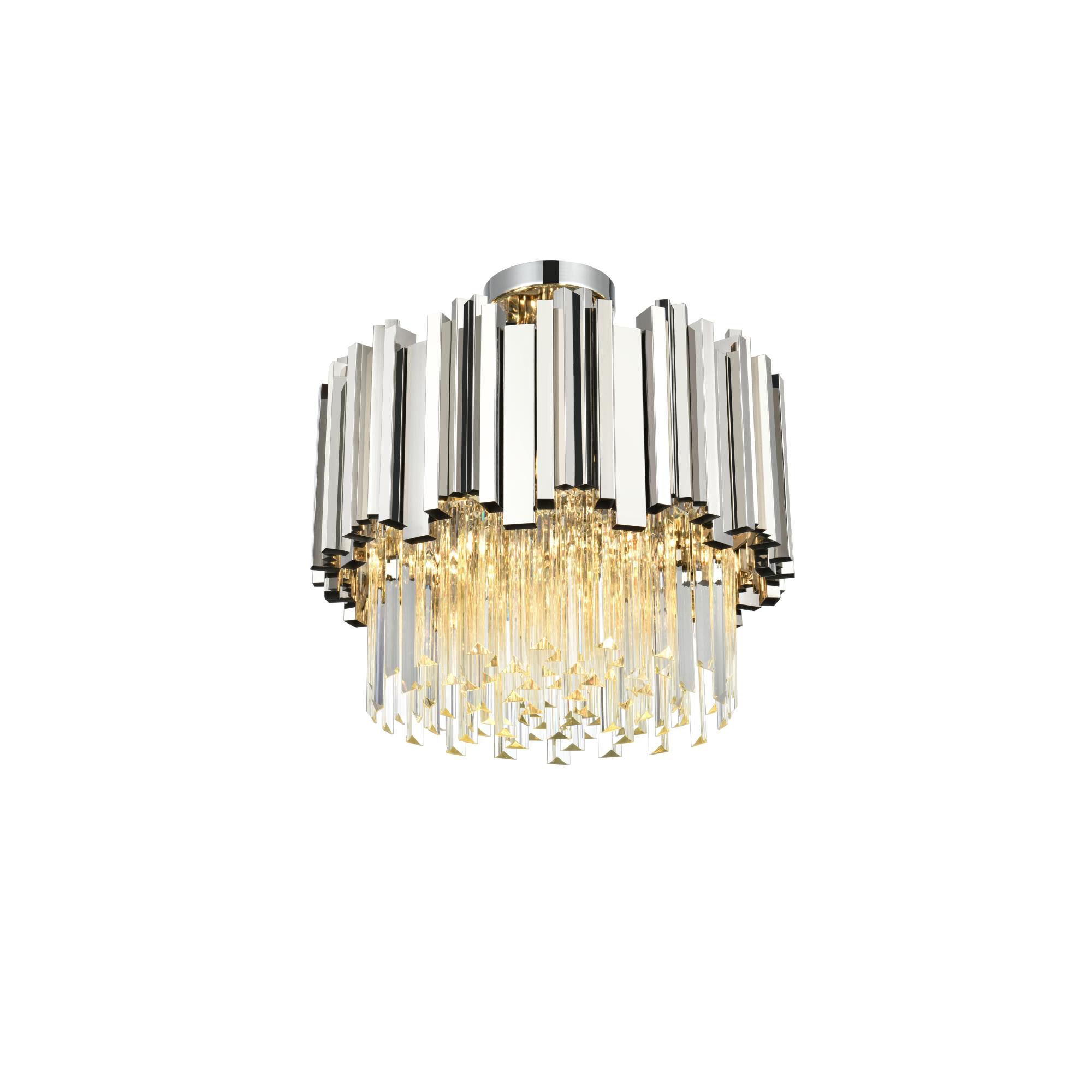 Willow 16 Inch Flush Mount by Elegant Lighting