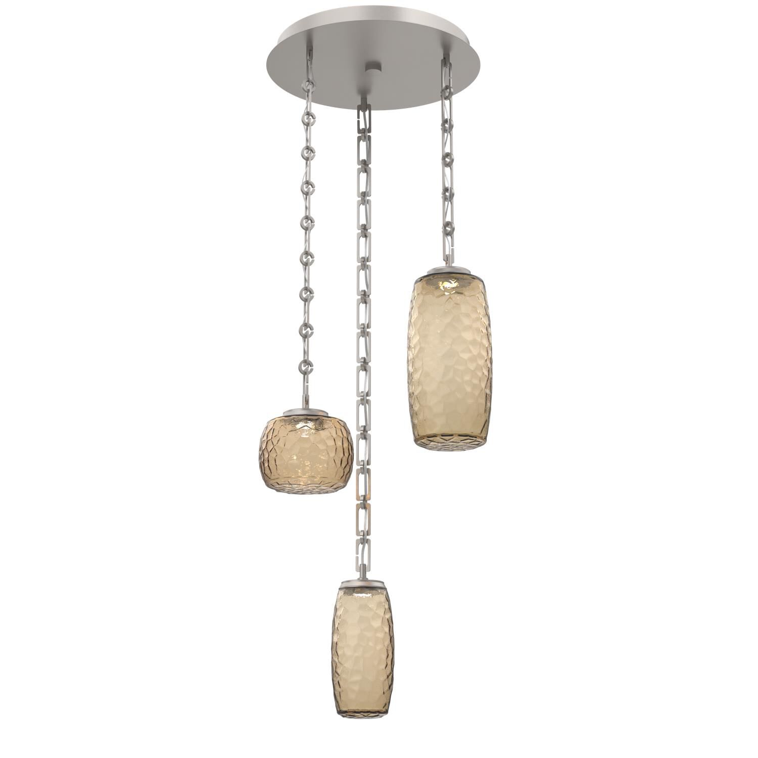 Levi Wilson Vessel 19 Inch Multi Light Pendant by Hammerton Studio