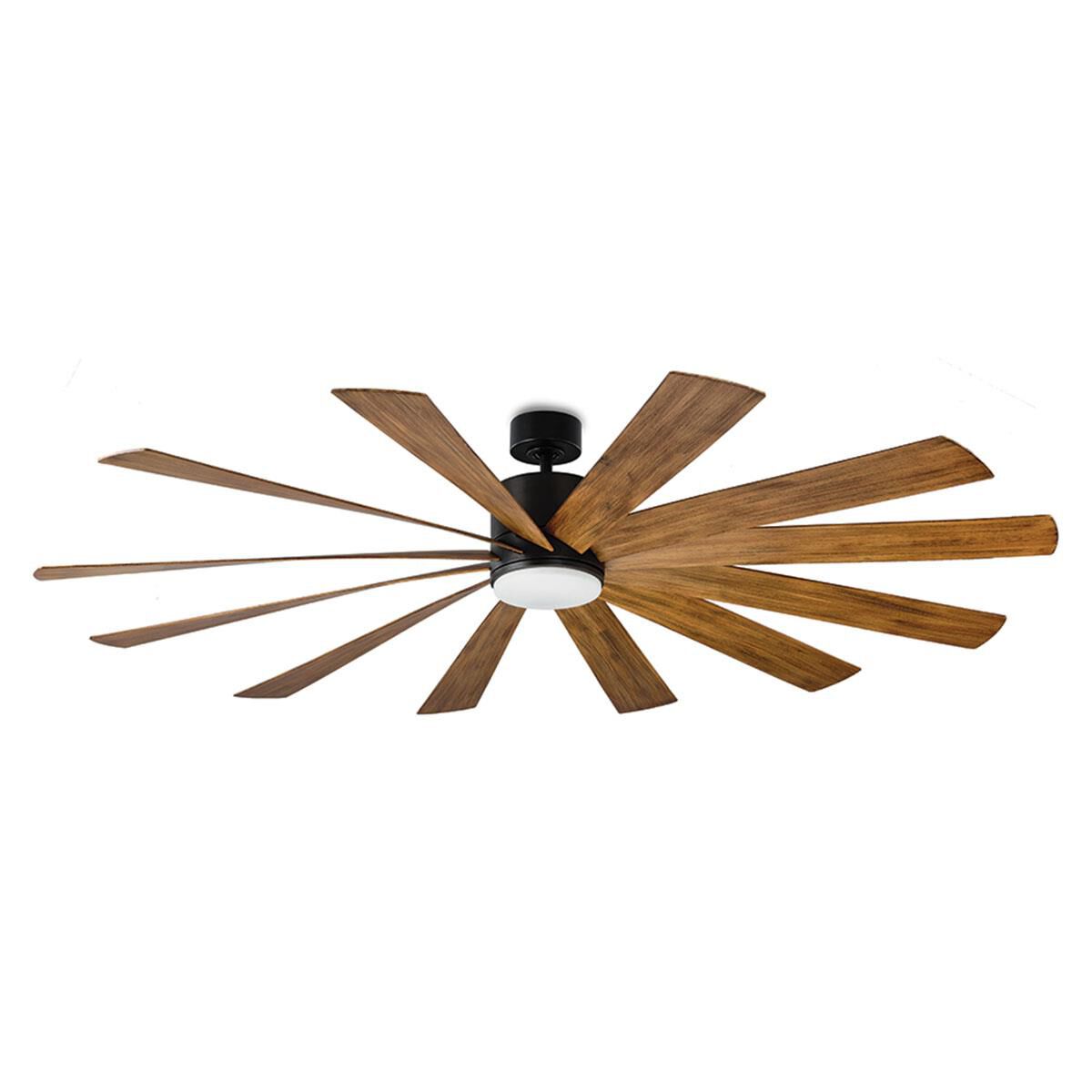 Windflower Outdoor Rated 80 Inch Ceiling Fan with Light Kit by Modern Forms