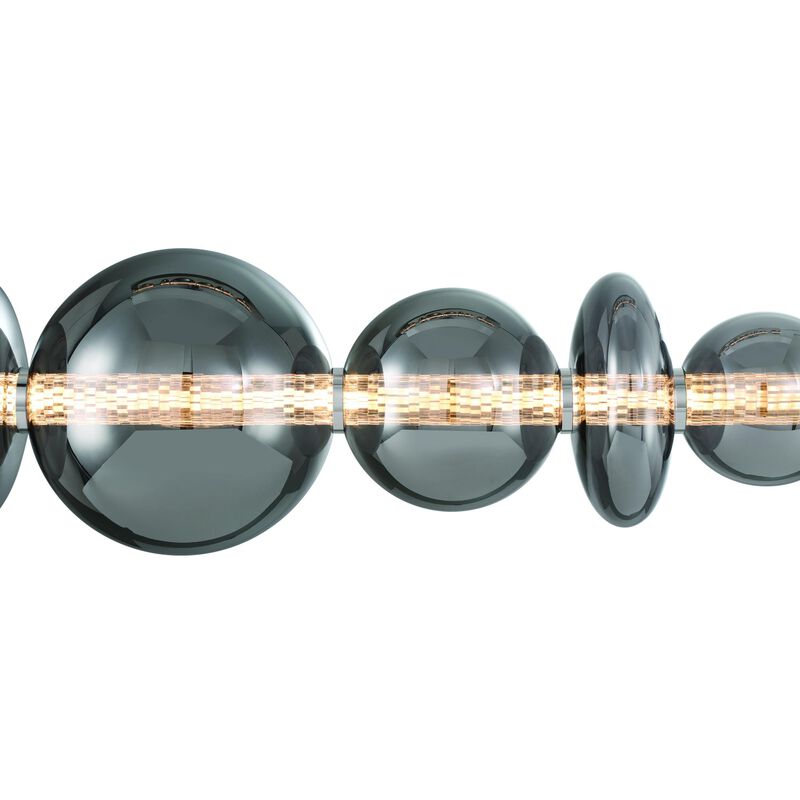 Atomo Large Linear Chandelier by Eurofase Lighting