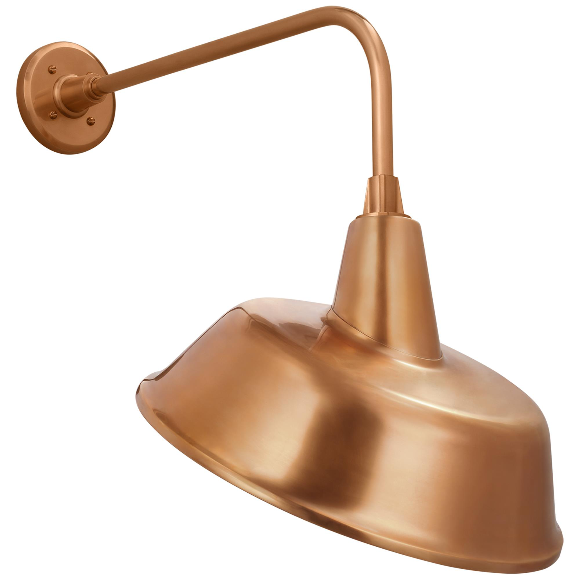 Shown in Soft Copper finish and Copper shade