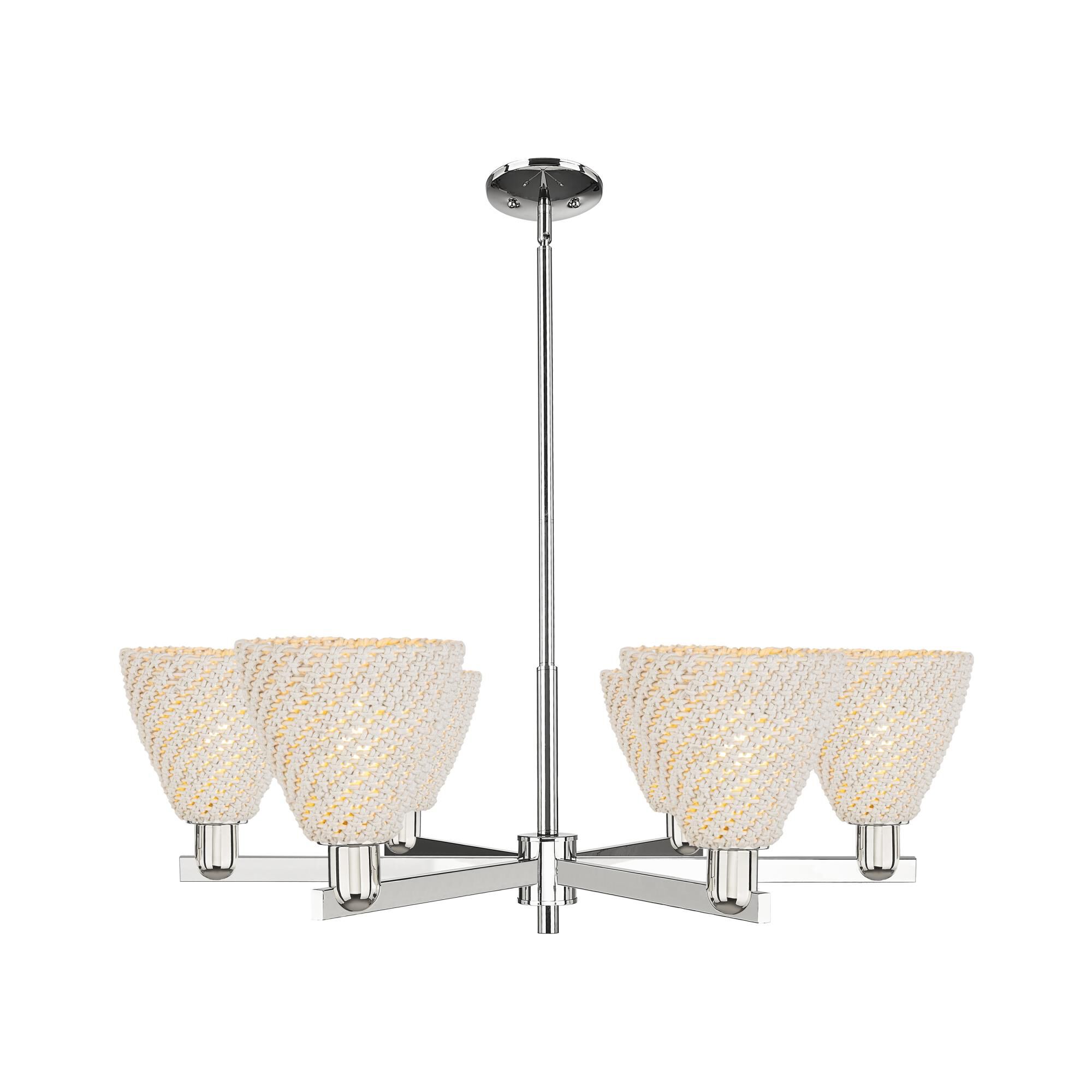 Bruno Marashlian Natural Ballston Dome 24 Inch Chandelier by Innovations Lighting