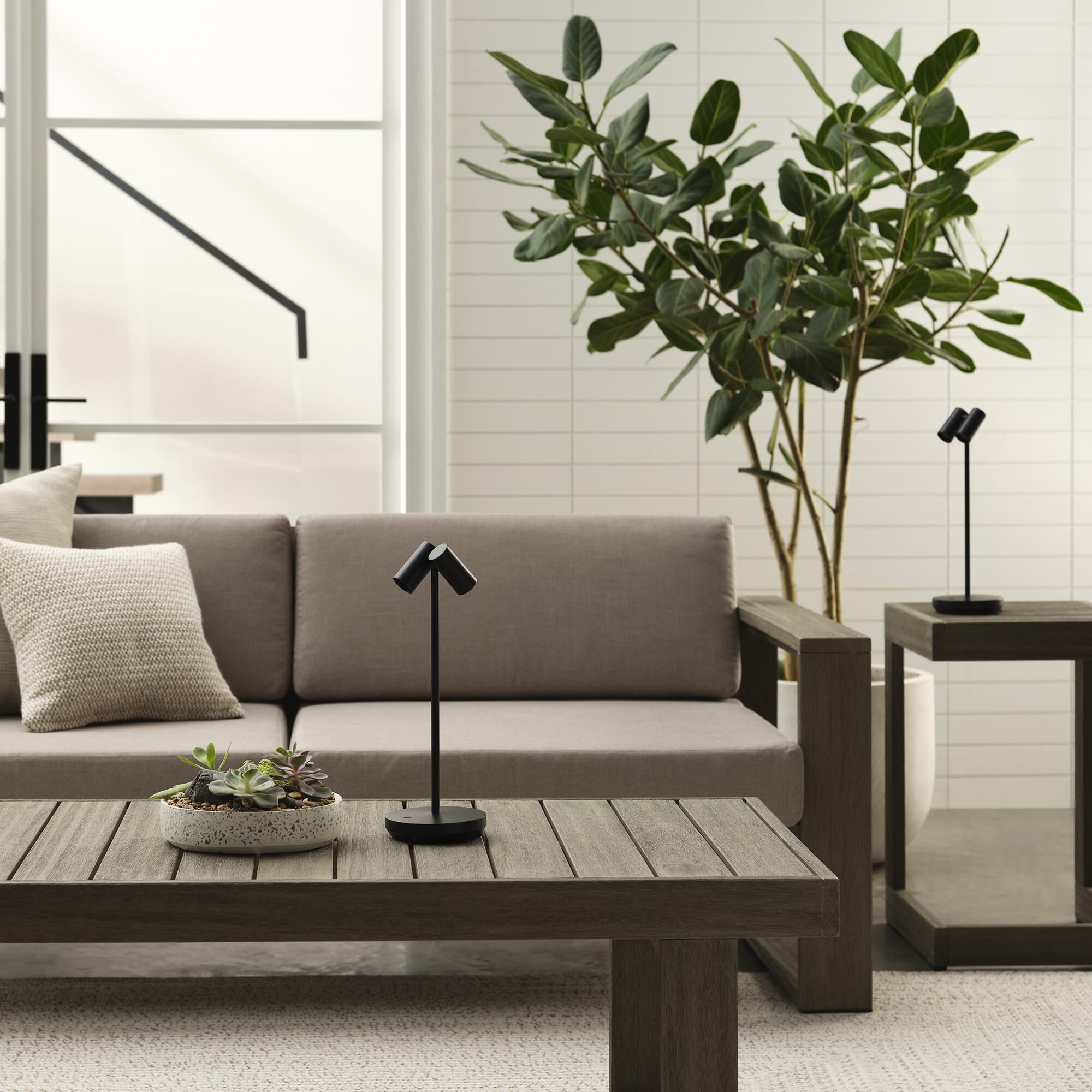 Shown in Black finish and Fluted glass