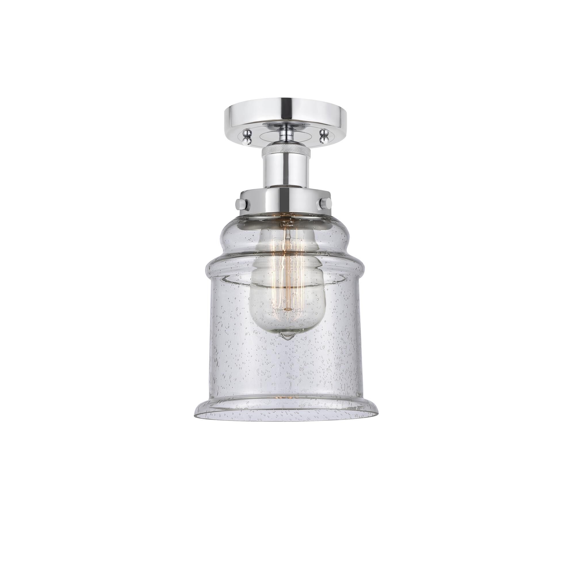 Bruno Marashlian Canton 6 Inch 1 Light Semi Flush Mount by Innovations Lighting