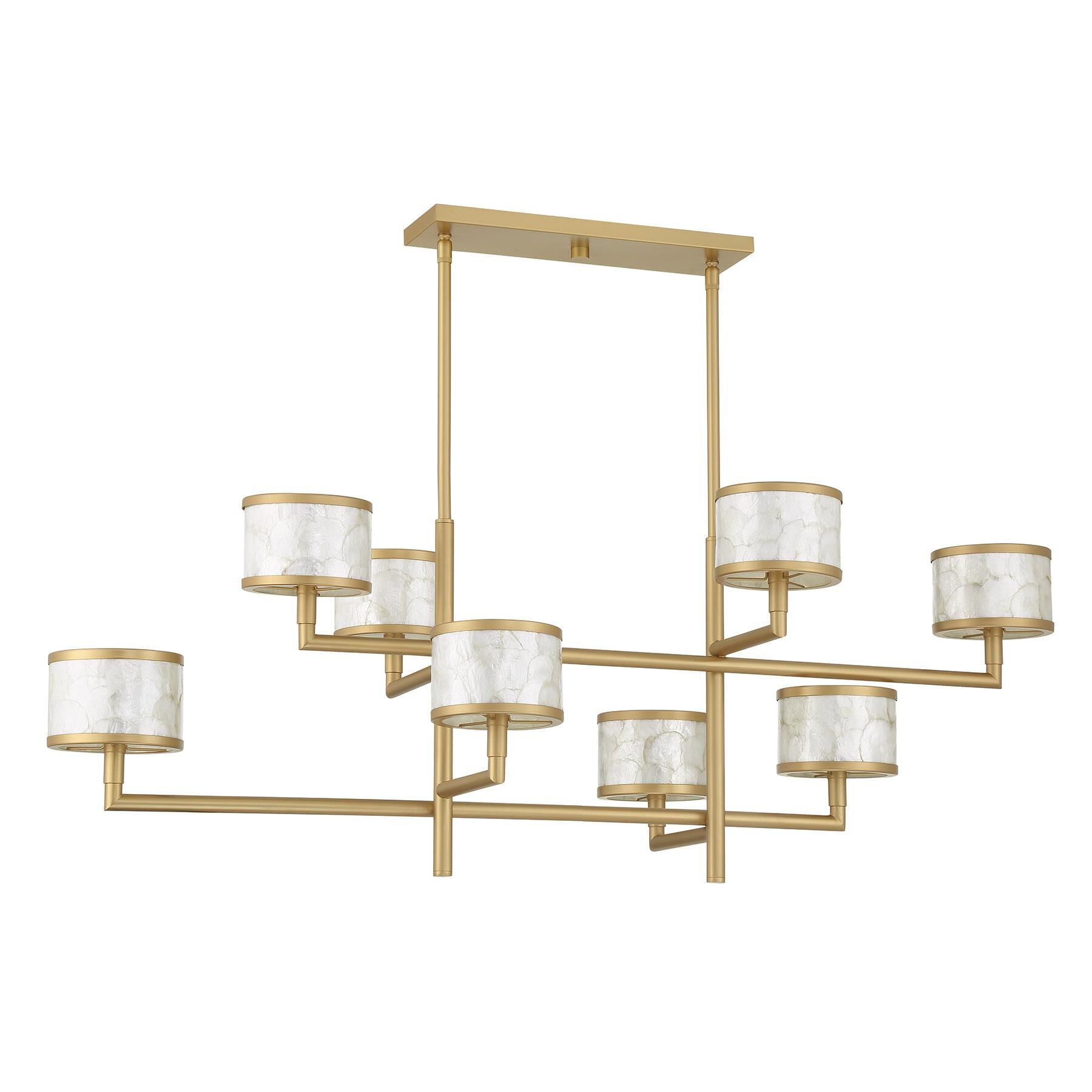 Shown in Spun Gold finish and Natural Shell shade