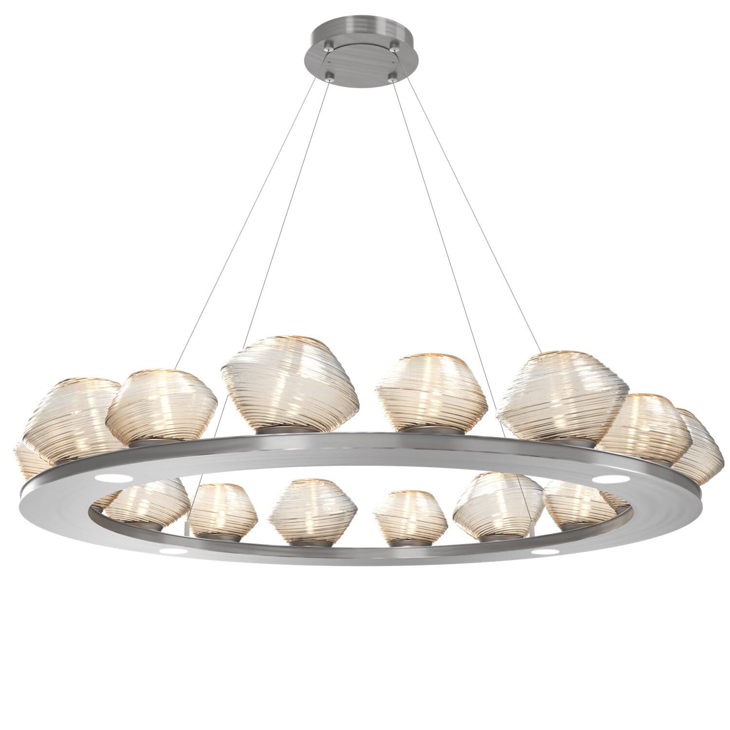 Mesa 48 Inch 20 Light LED Chandelier by Hammerton Studio