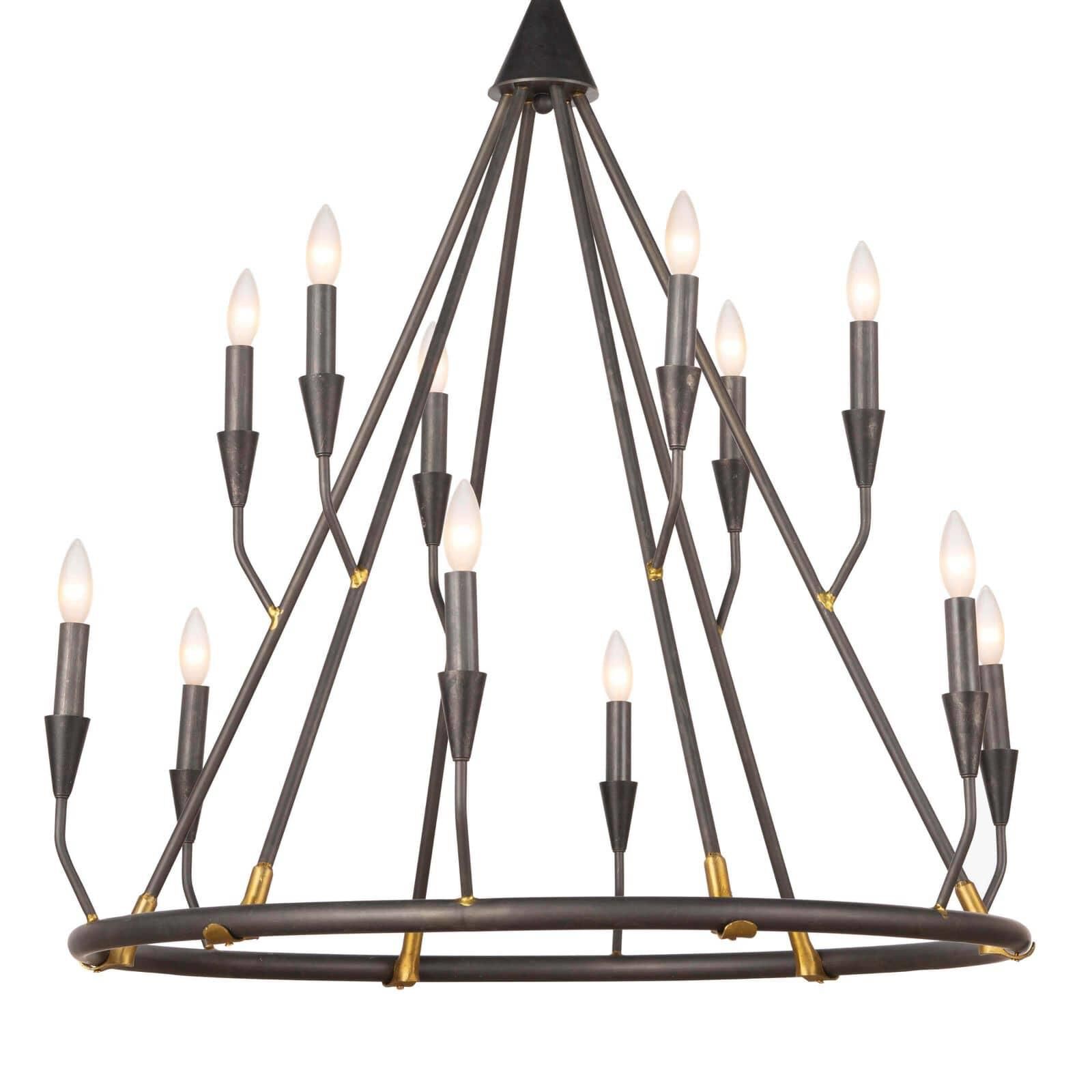 Sierra 35 Inch 12 Light Chandelier by Regina Andrew