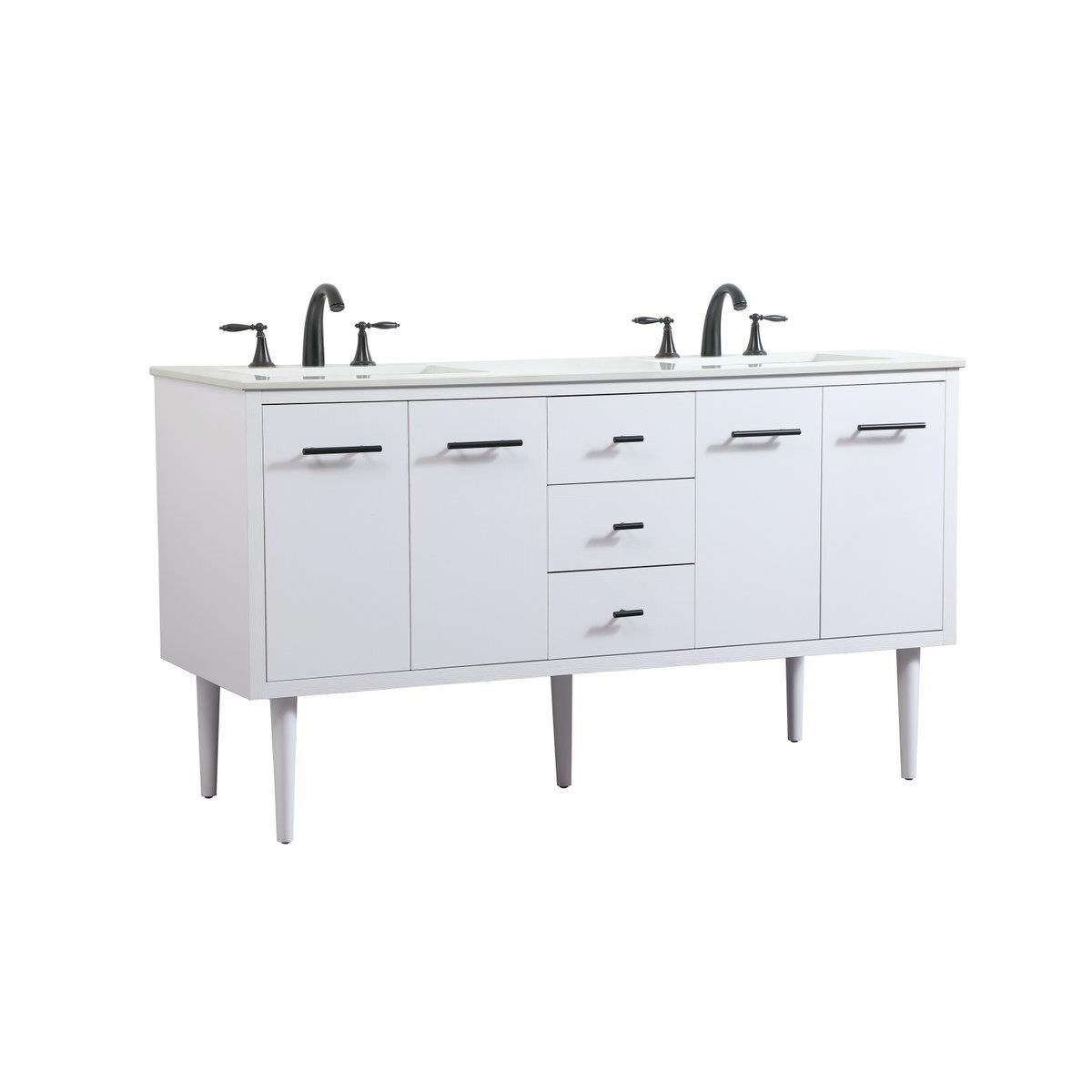 Shown in White finish