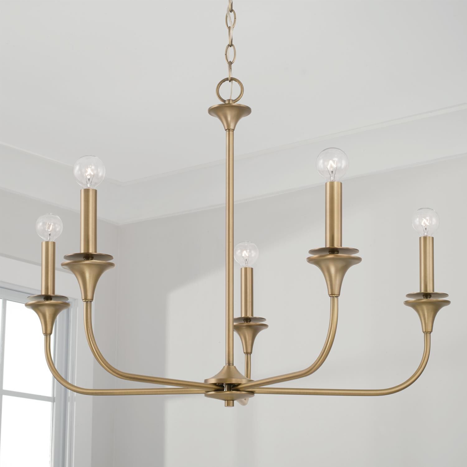 Presley 23 Inch 5 Light Chandelier by Homeplace by Capital Lighting Fixture Company
