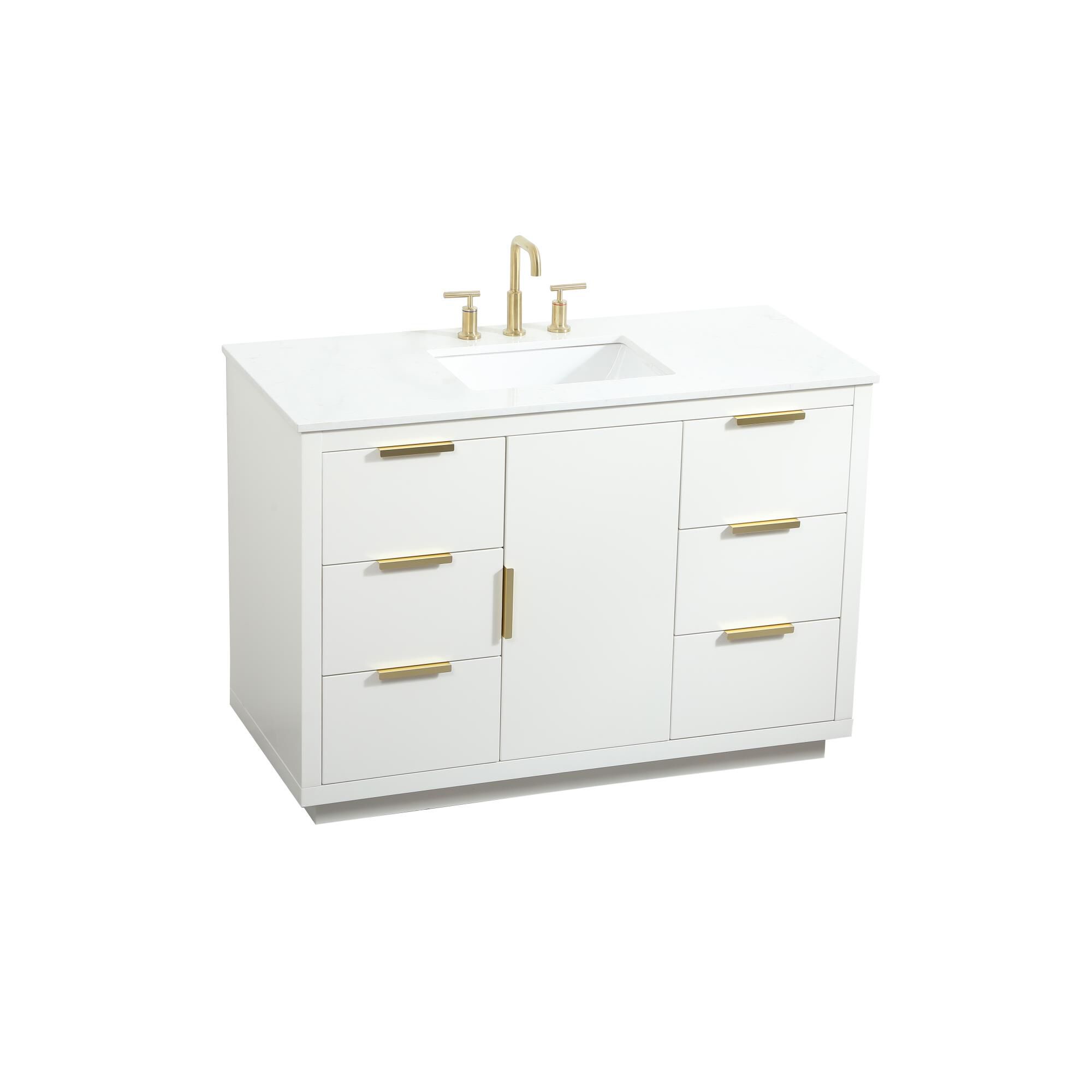 Shown in White finish