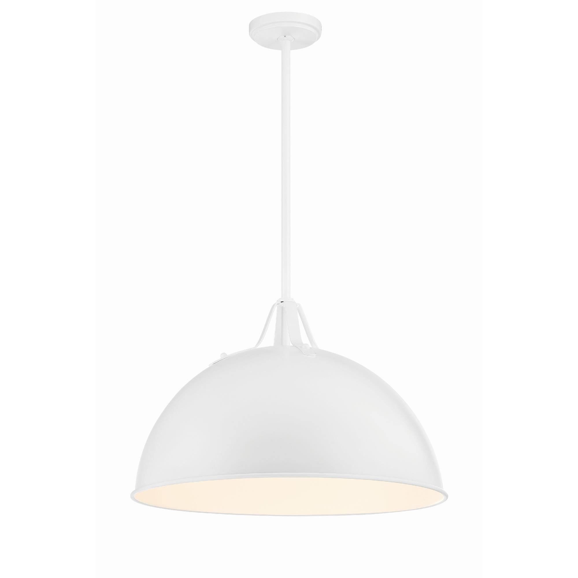 Shown in White finish