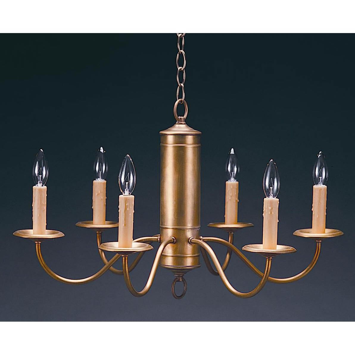 25 Inch 6 Light Chandelier by Northeast Lantern