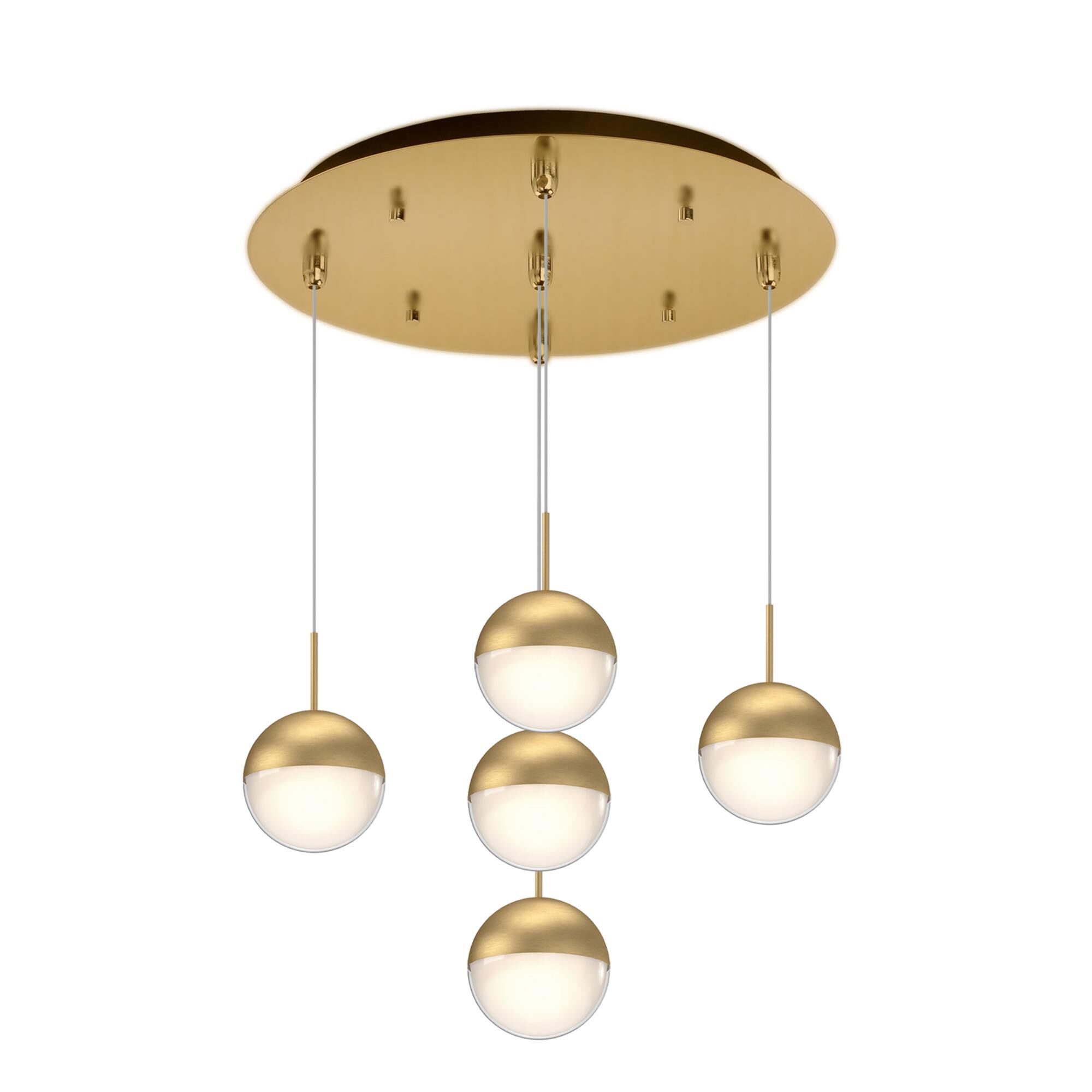 Shown in Brushed Gold finish