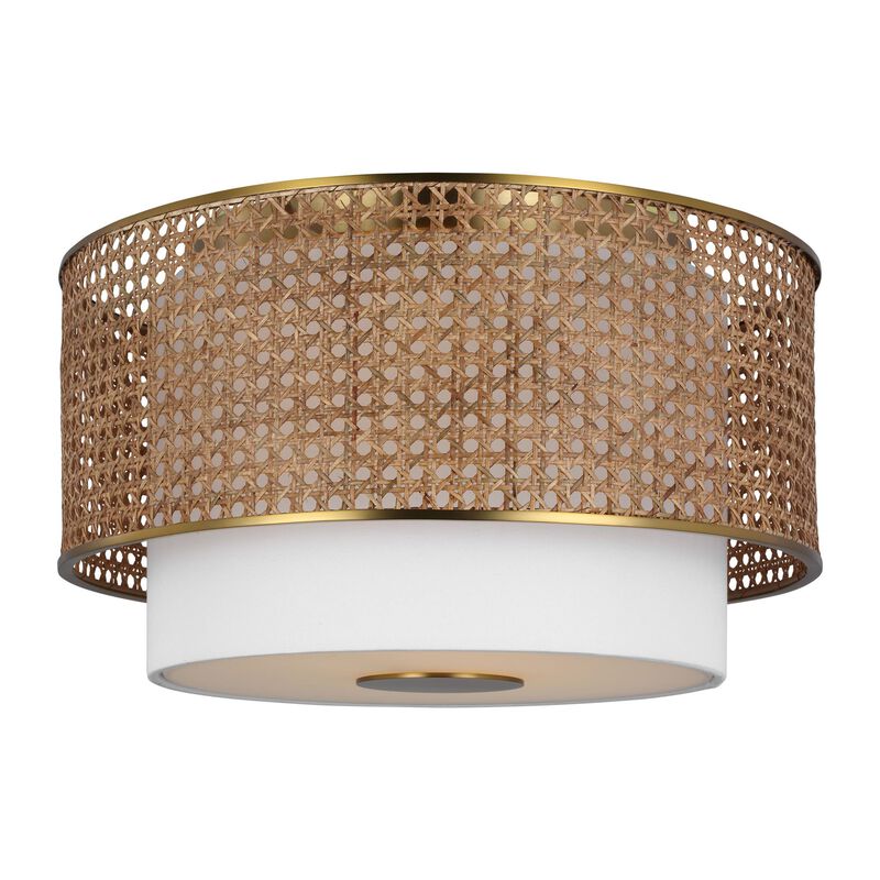 Kate Spade New York Sawyer 18 Inch 3 Light Flush Mount by Visual Comfort Studio