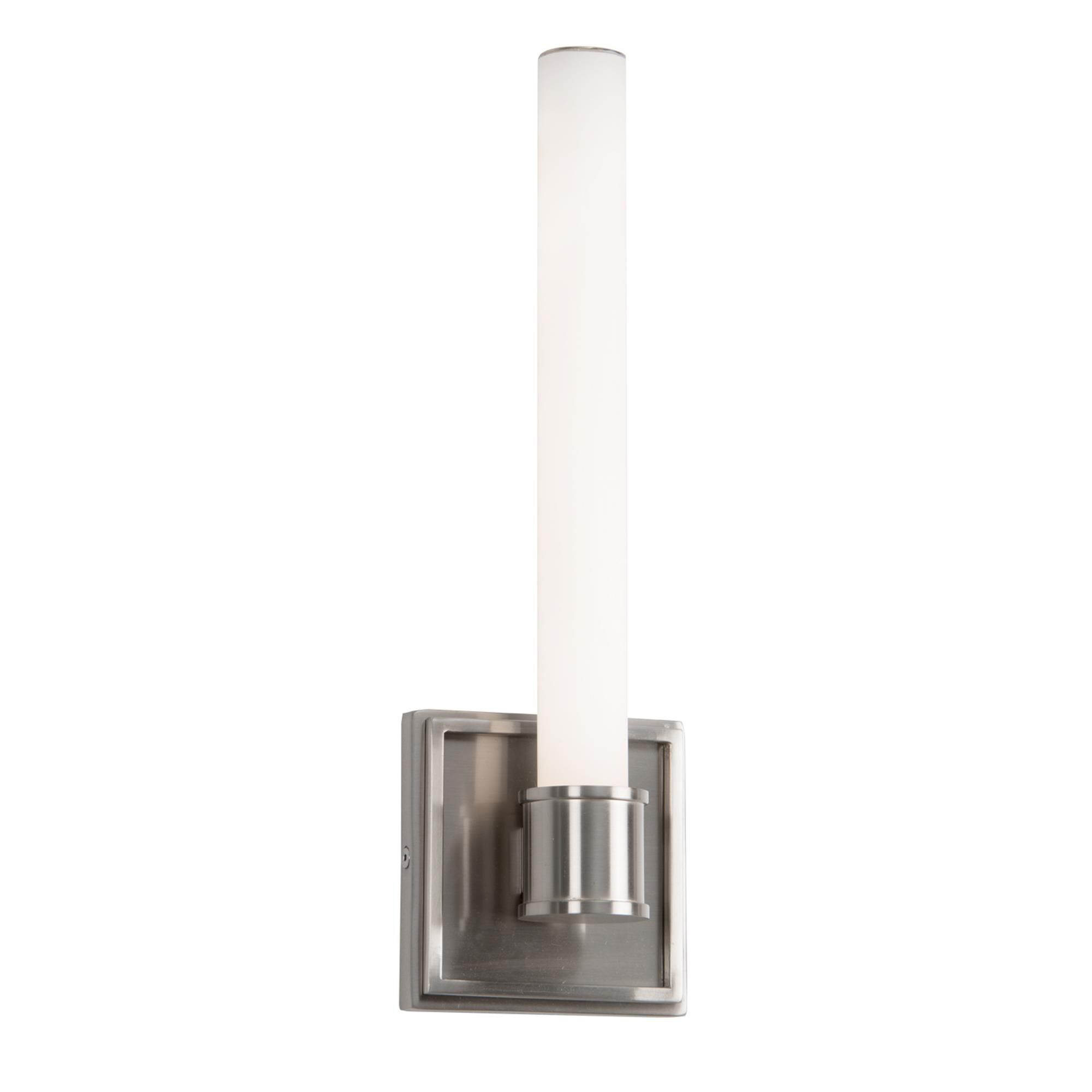 Shown in Brushed Nickel finish and Opal glass