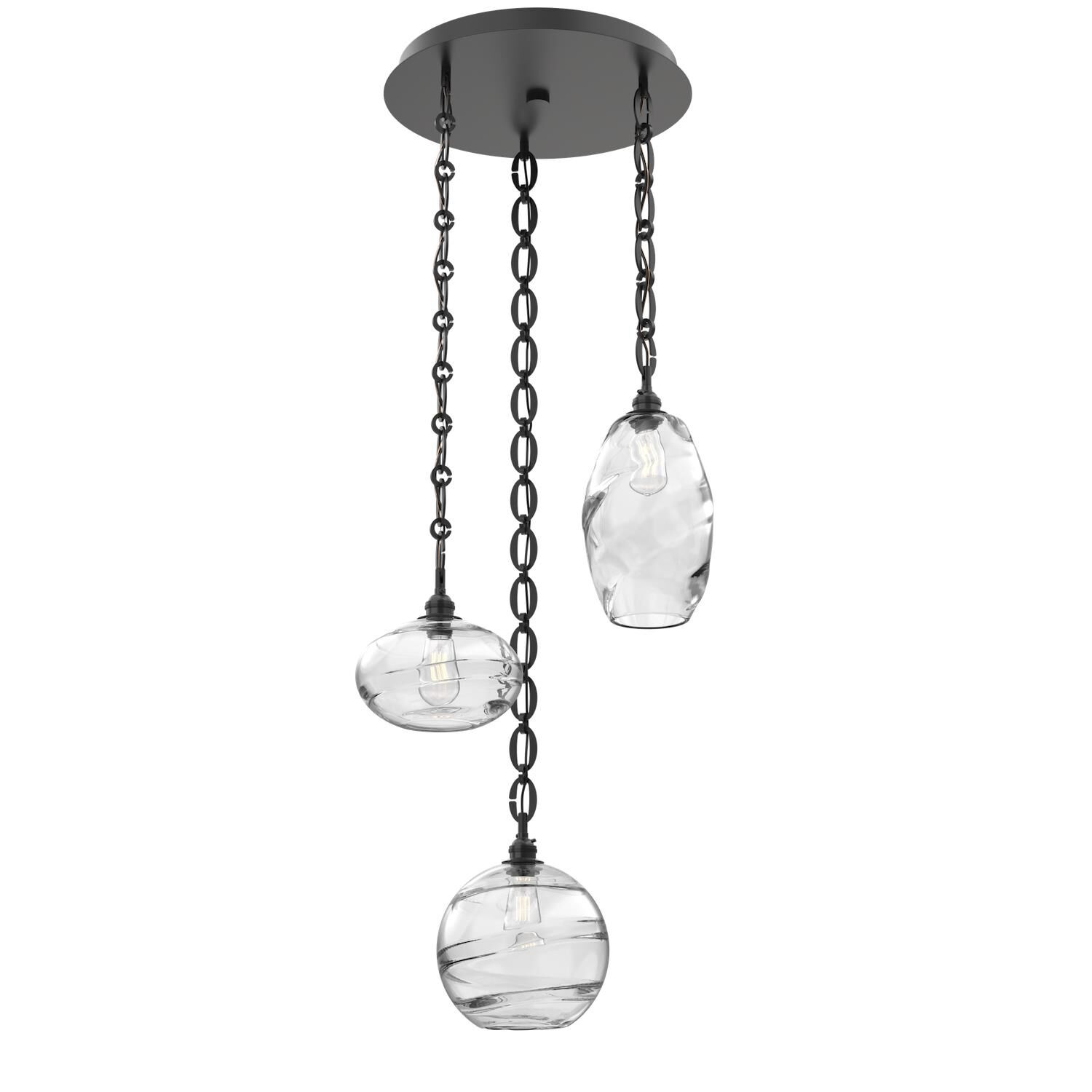Levi Wilson Misto 21 Inch Multi Light Pendant by Hammerton Studio