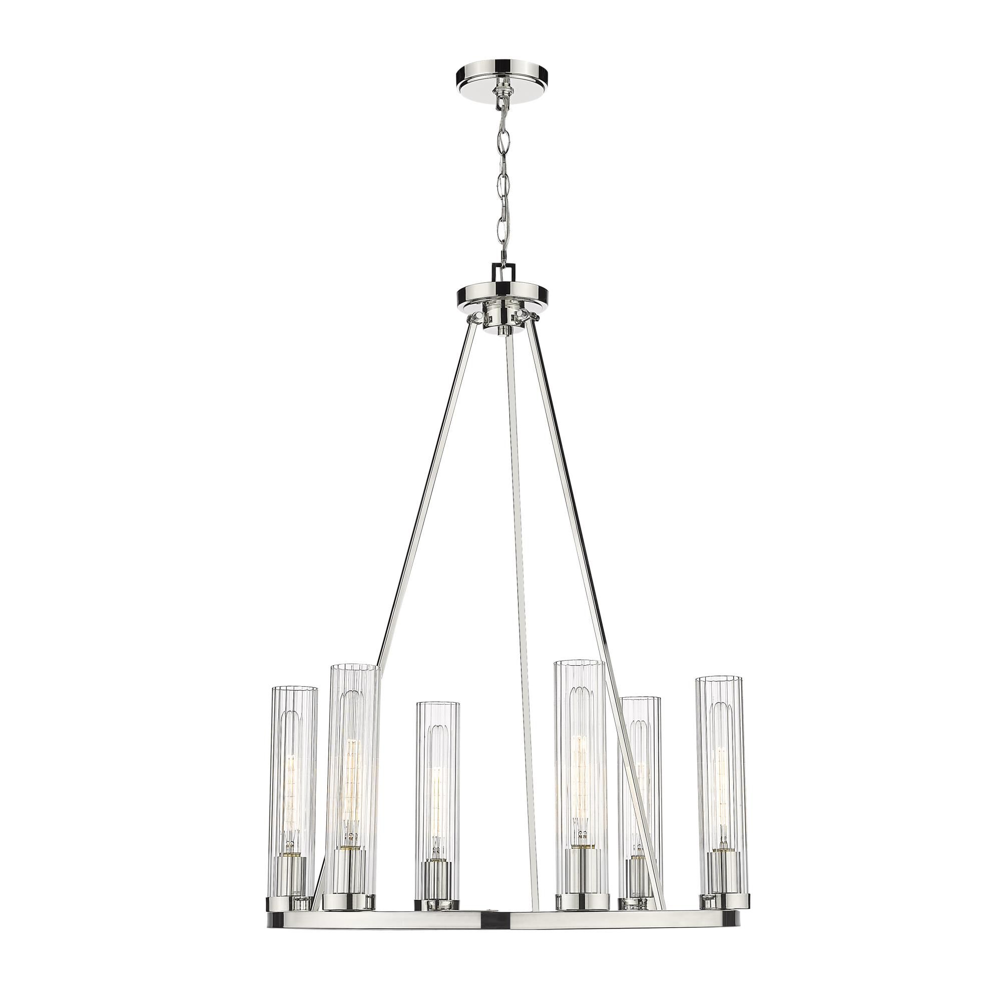 Beau 26 Inch 6 Light Chandelier by Z-Lite