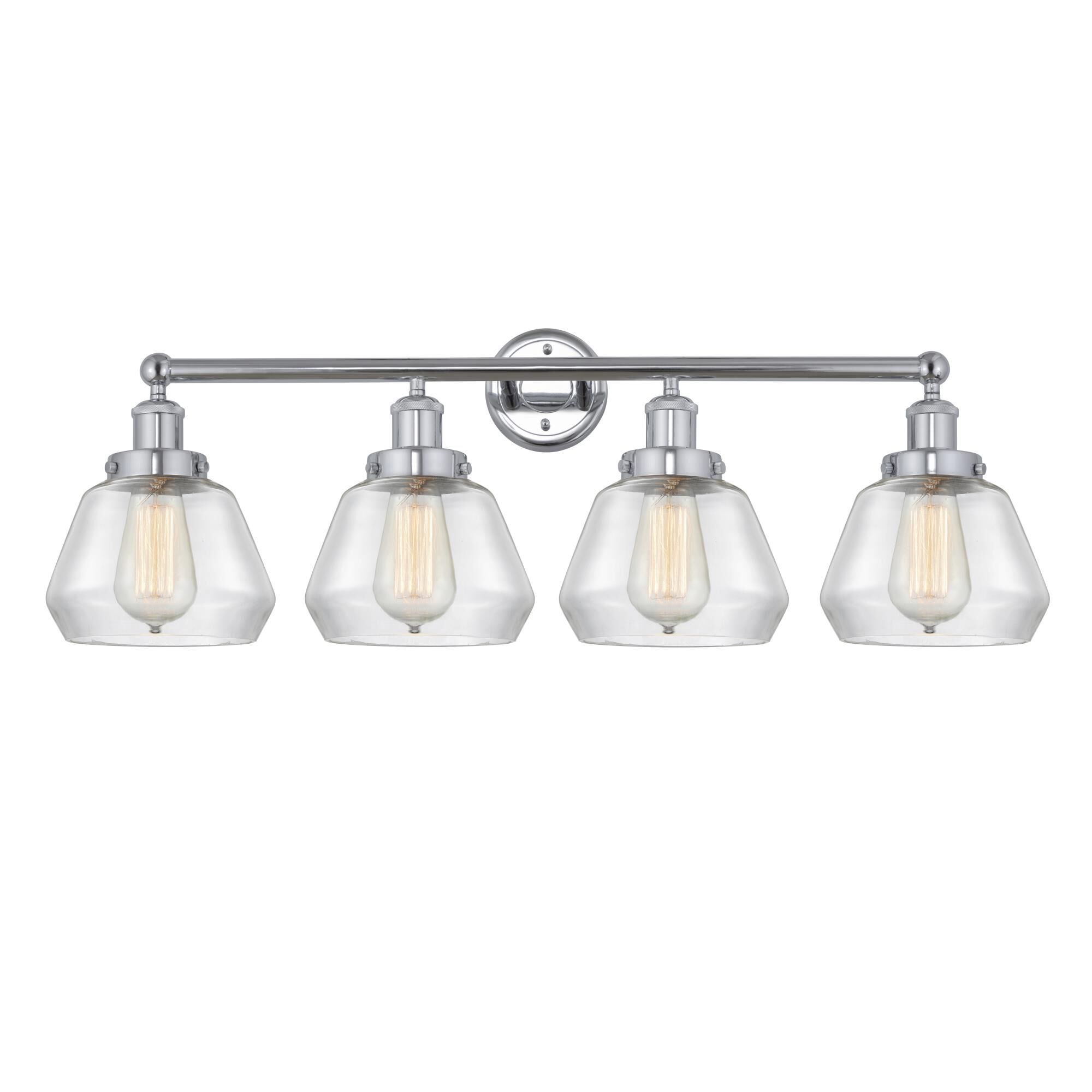 Shown in Polished Chrome, Clear finish and Clear glass and Clear Glass shade