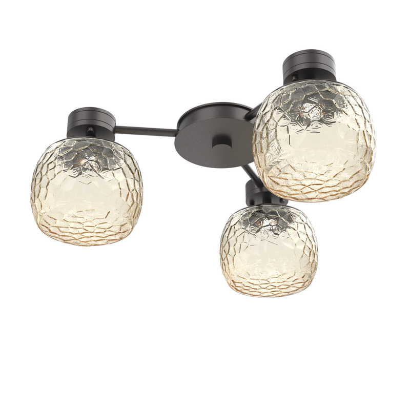 Levi Wilson Vessel 24 Inch Semi Flush Mount by Hammerton Studio