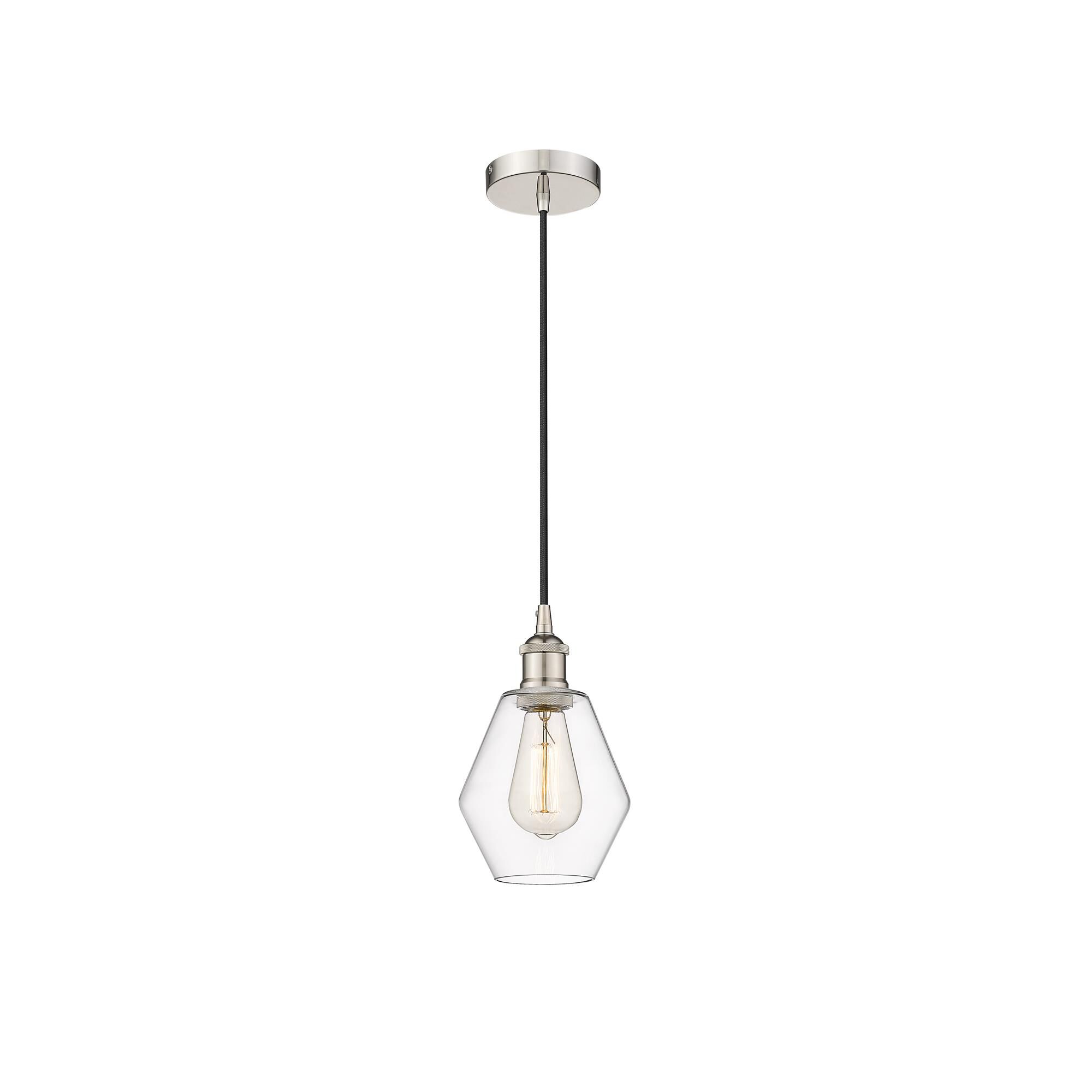 Shown in Polished Nickel finish and Clear Cindyrella 8