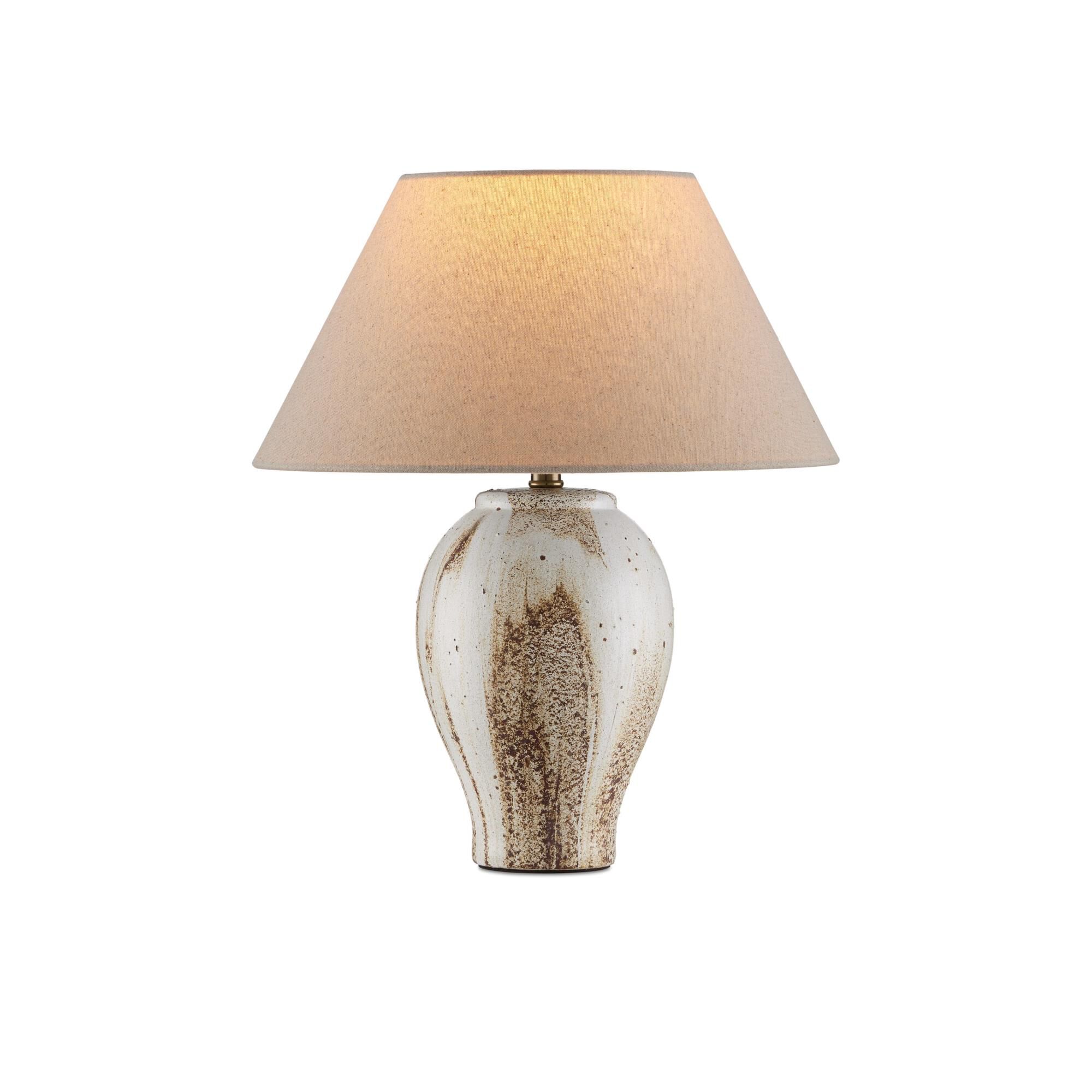 Shown in Beige, Off-White finish and Natural Linen shade