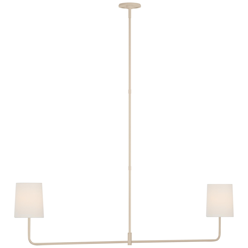 Barbara Barry Go Lightly 54 Inch 2 Light LED Linear Suspension Light by Visual Comfort Signature Collection