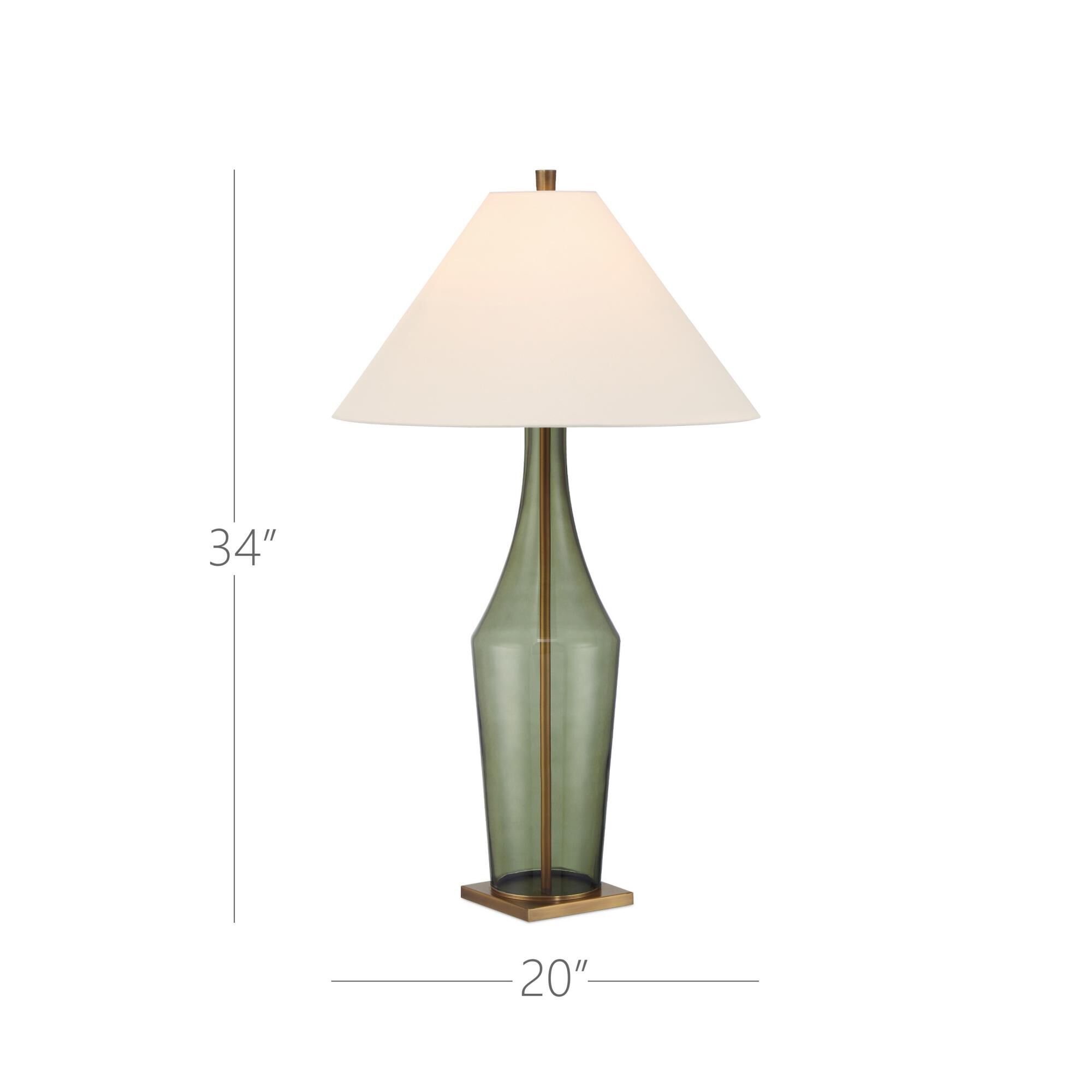 Olive 34 Inch Table Lamp by Currey and Company