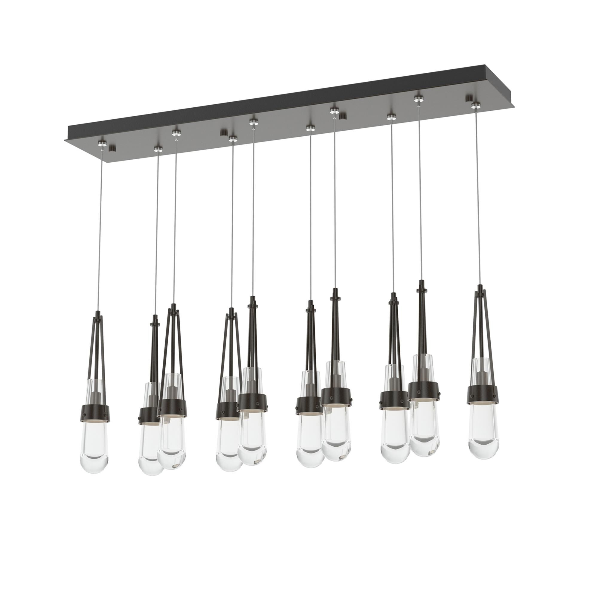 Shown in Oil Rubbed Bronze finish and Clear glass