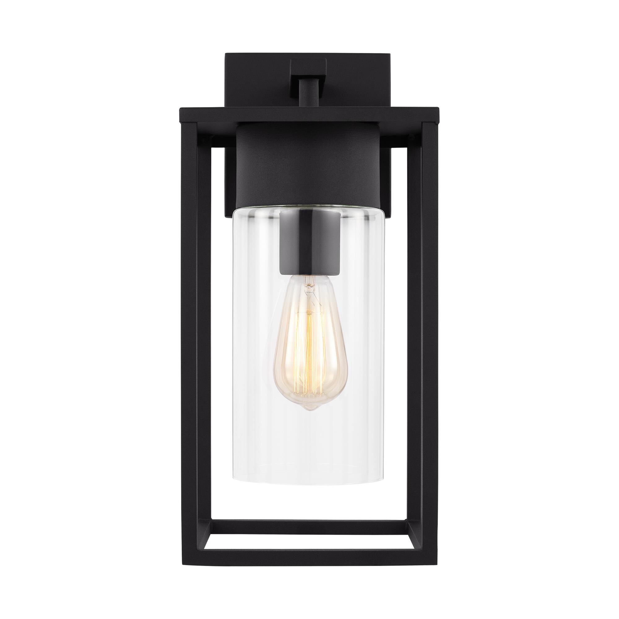 Shown in Black finish and Clear glass and Clear Glass shade
