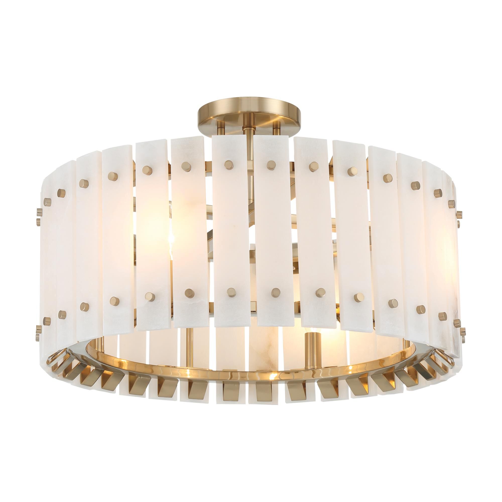 Bardon 21 Inch Semi Flush Mount by Metropolitan Lighting