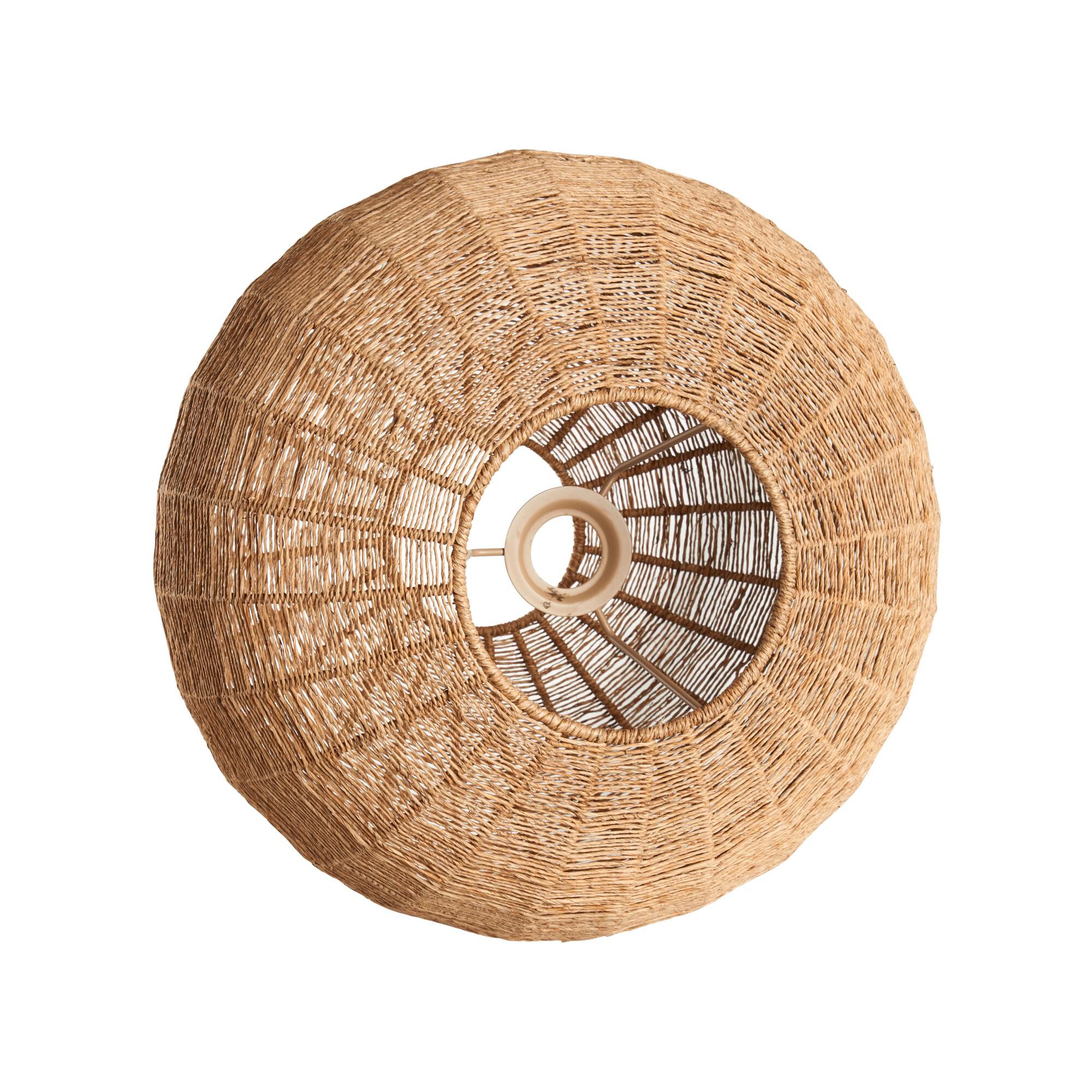 Shown in Brown finish and Rope shade