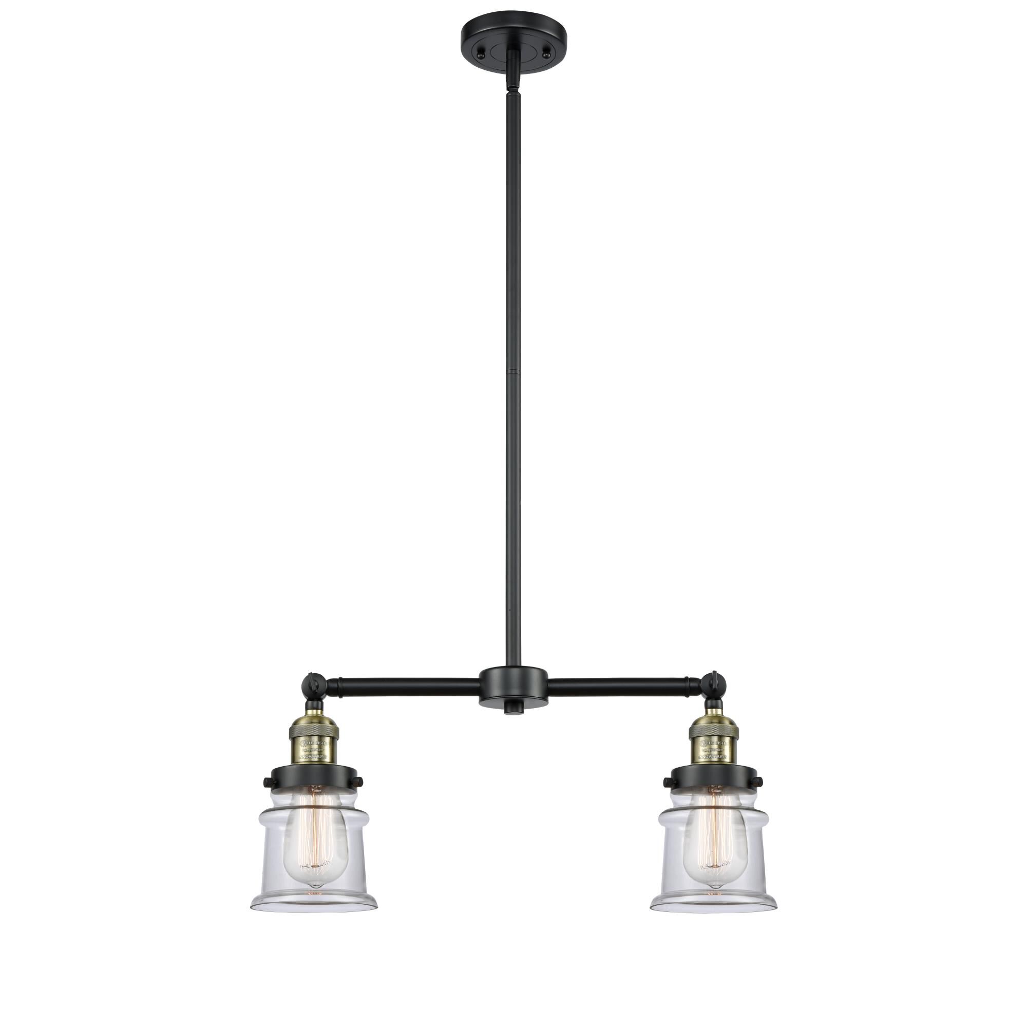 Shown in Black Antique Brass finish and Clear glass