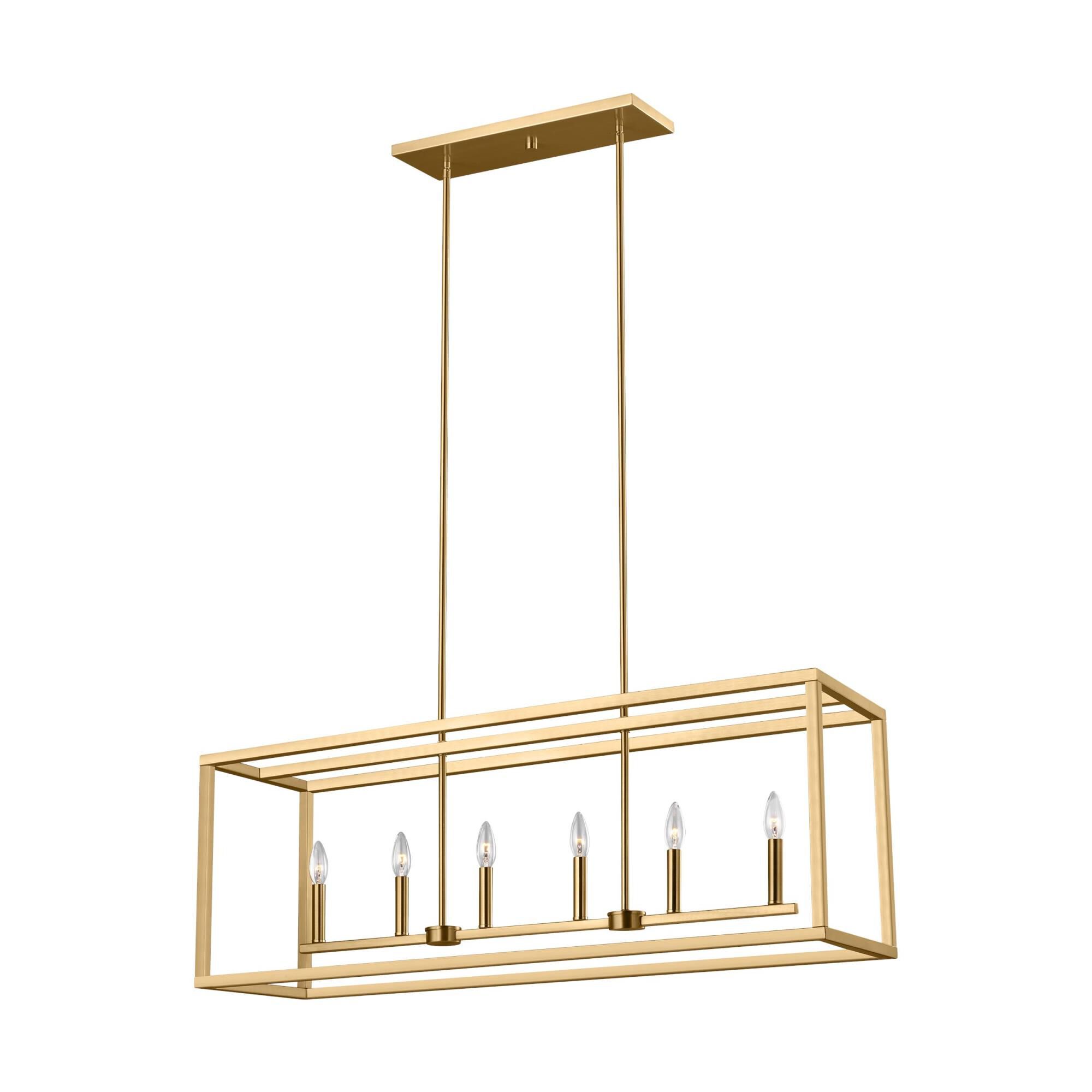 Moffet Street 42 Inch 6 Light Linear Suspension Light by Generation Lighting