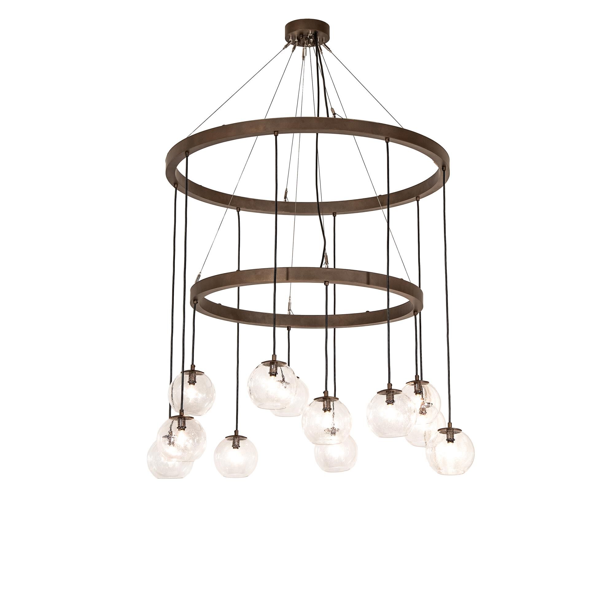 Shown in Bronze Finish finish and Seeded  Or Acrylic glass