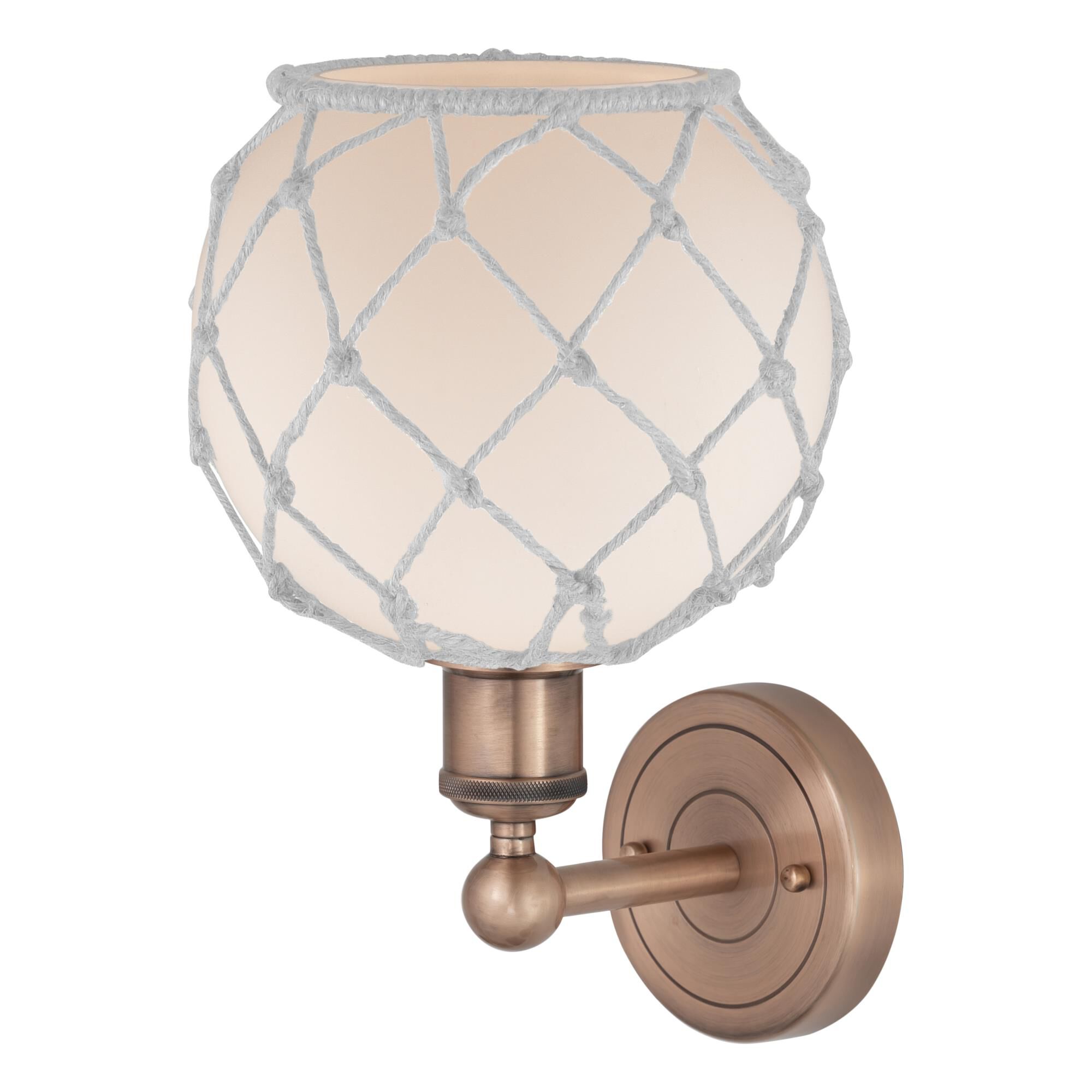 Bruno Marashlian Farmhouse Rope 12 Inch Wall Sconce by Innovations Lighting