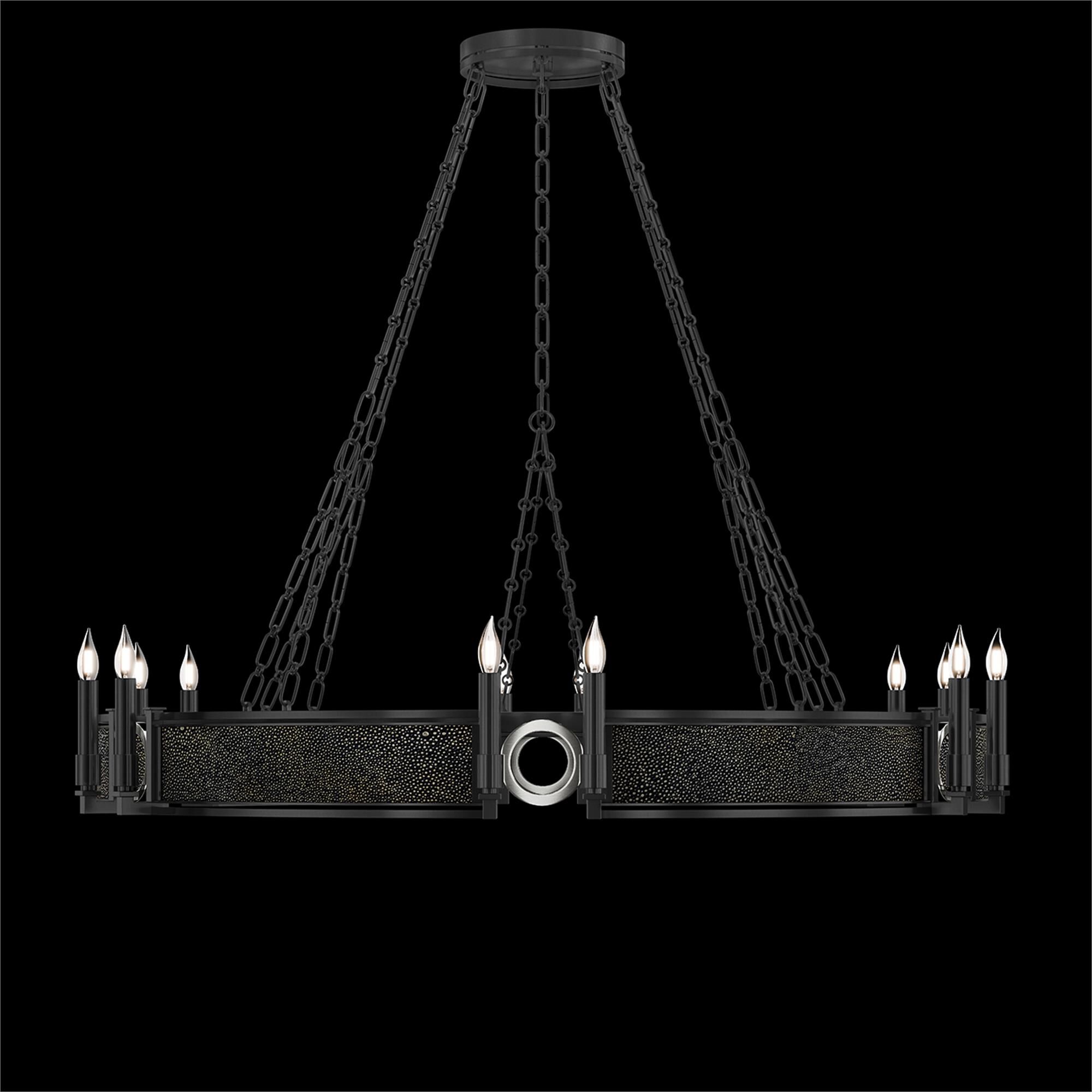 Shown in Black Iron and Nickel  finish and Black Knight accent