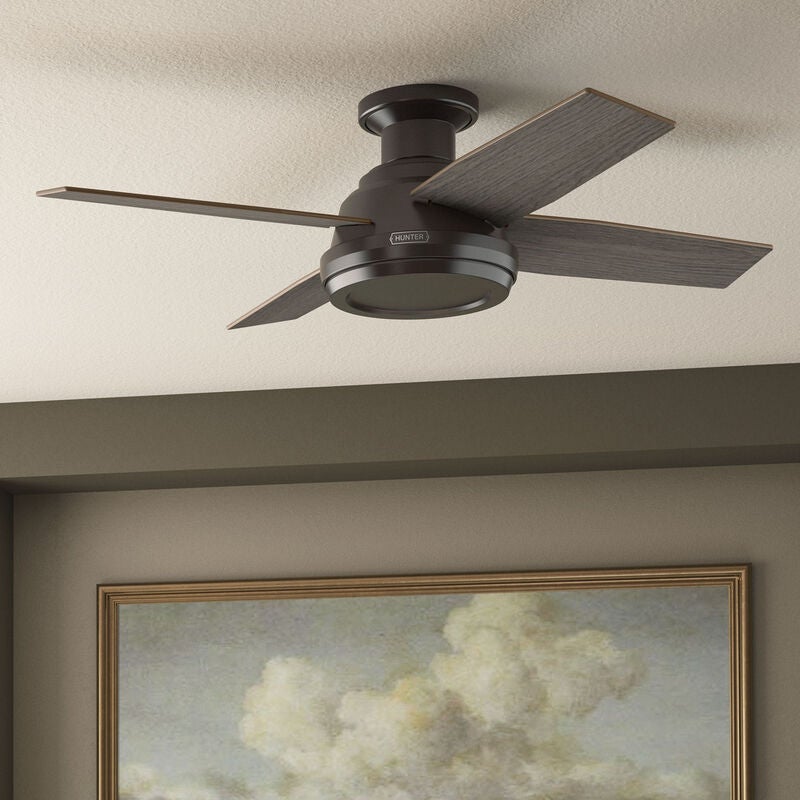Dempsey 44 Inch Flush Mount Fan by Hunter Fan