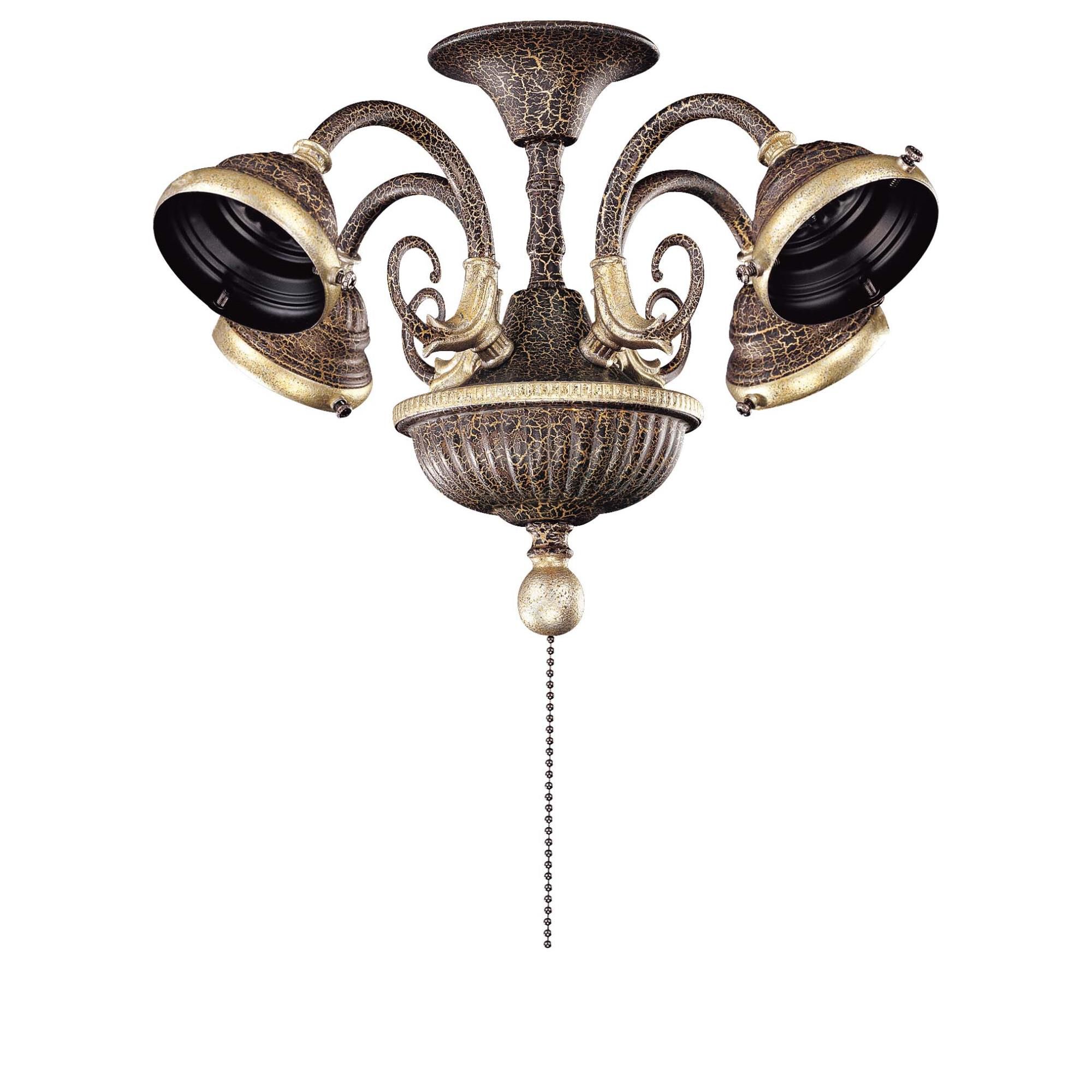 Scroll Narrow 4 Light Fan Light Kit by Minka Aire