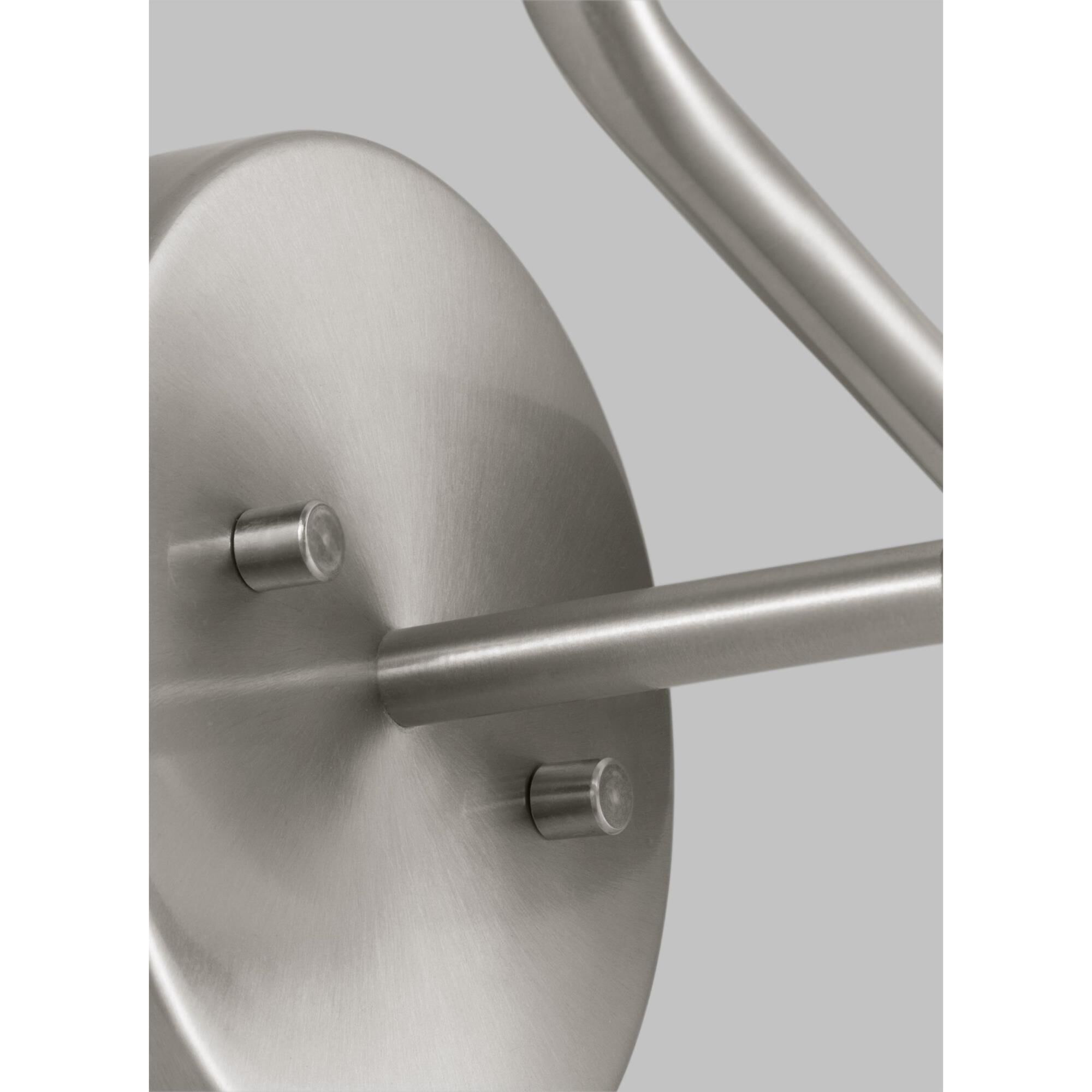 Shown in Brushed Nickel Silver finish and Milk glass and Milk Glass s shade