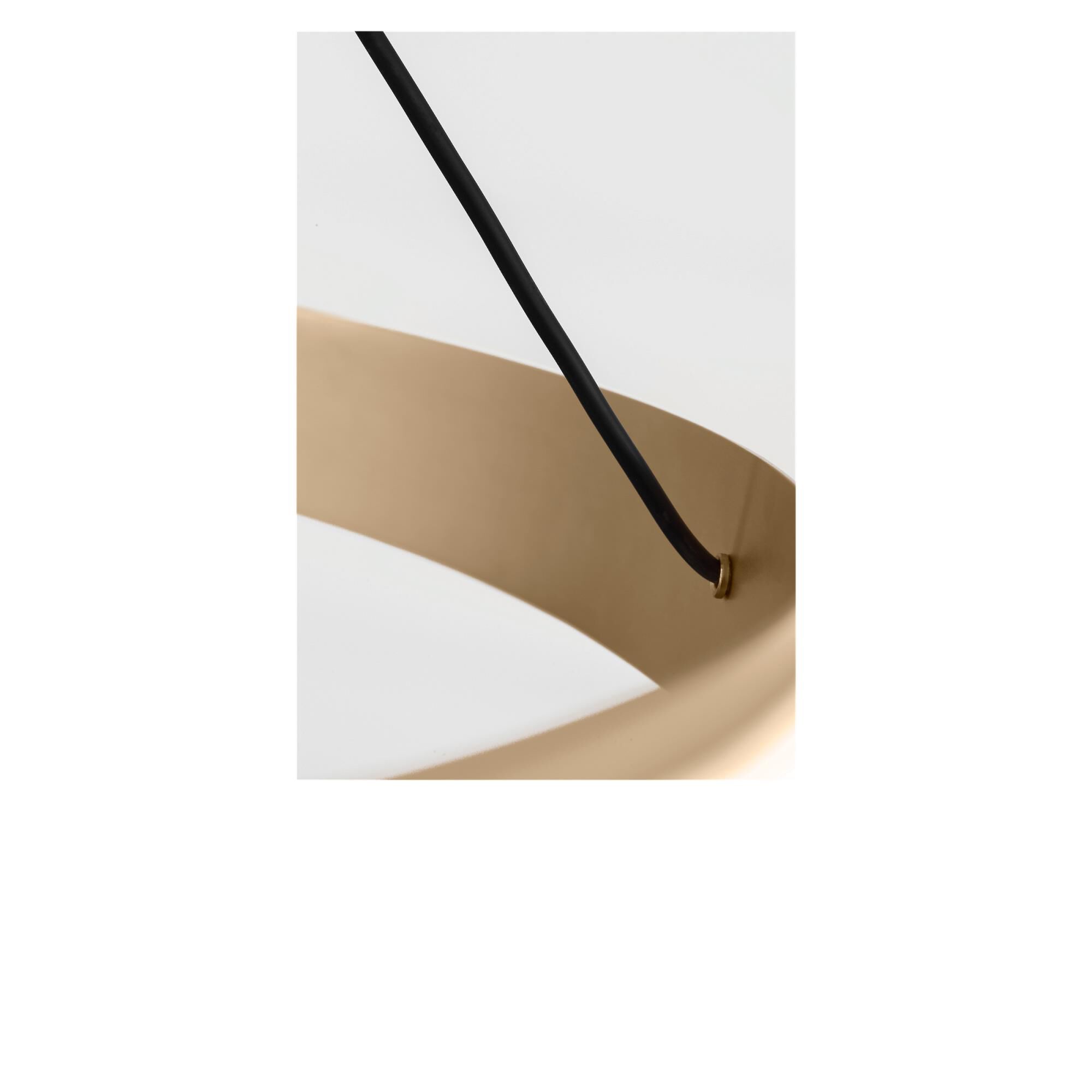 Shown in Satin Brass finish and Silicone Diffuser shade