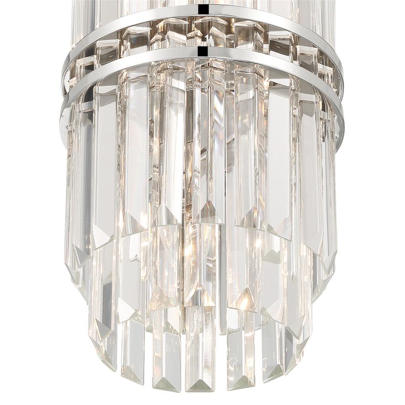 Hayes Small Lantern Pendant by Crystorama