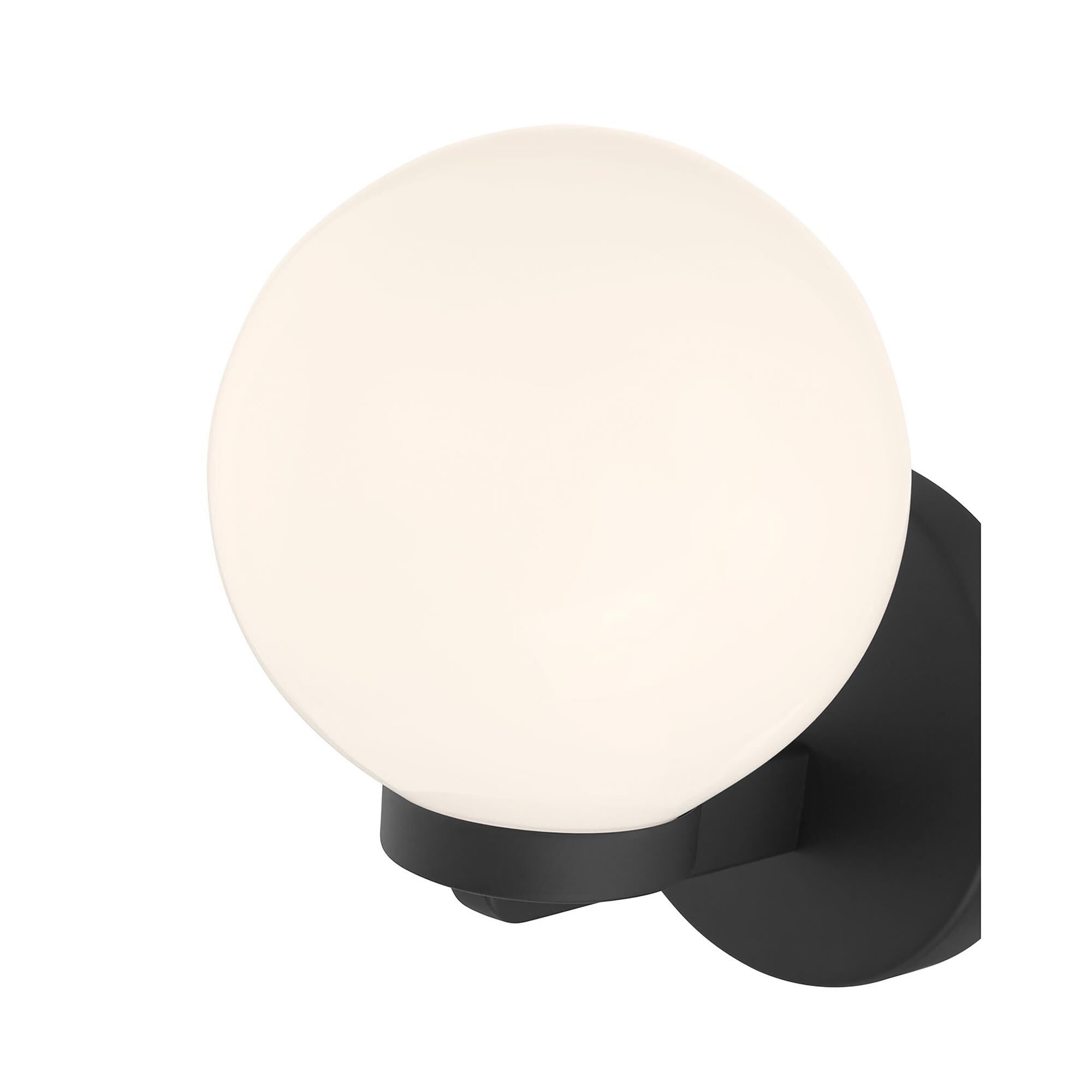 Shown in Matte Black finish and Shiny Opal glass