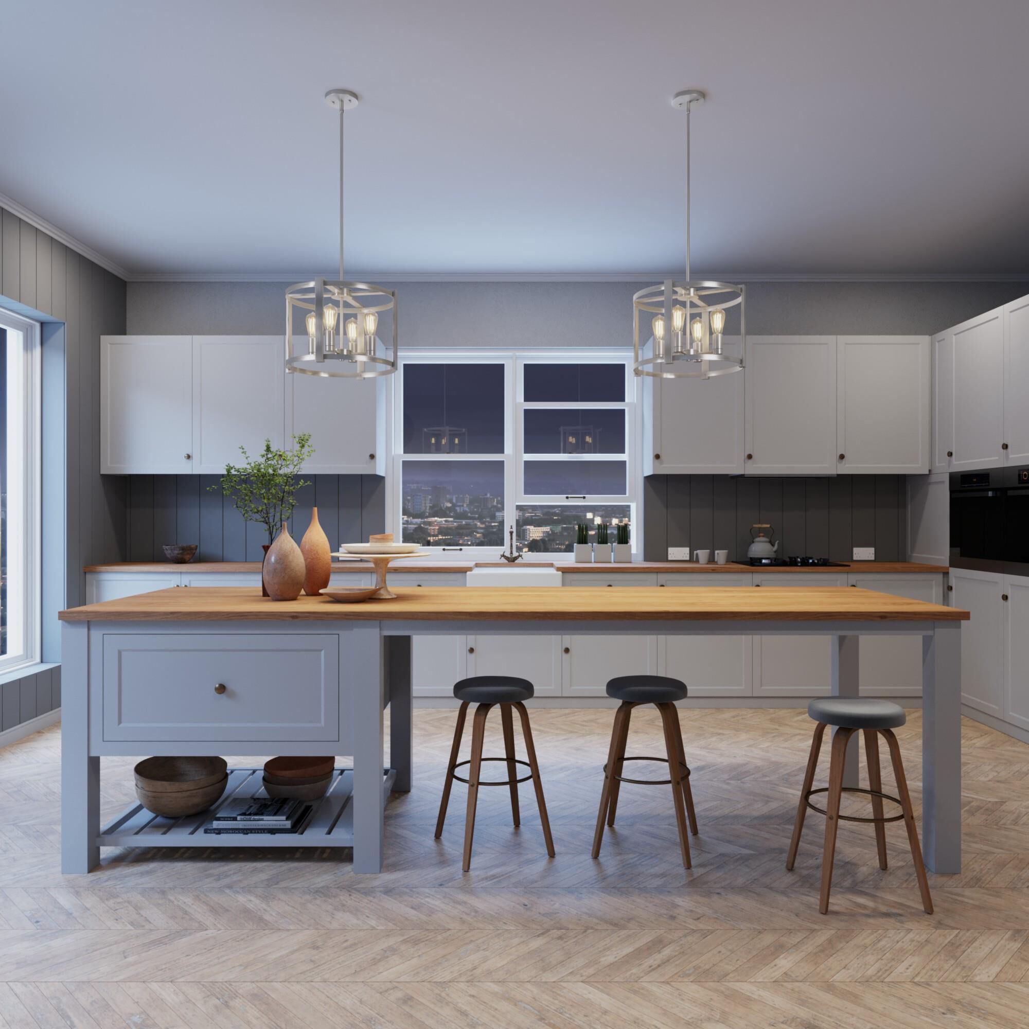 Shown in Brushed Nickel finish