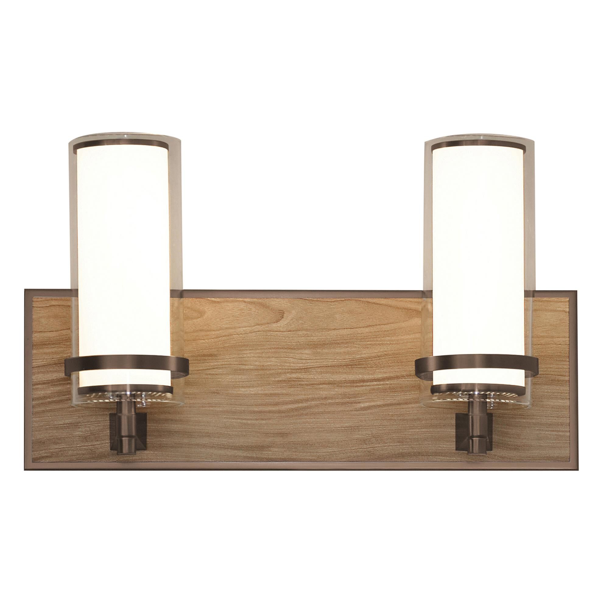 Shown in Oil - Rubbed Bronze finish and White glass and 120 Volt Dimmer accent