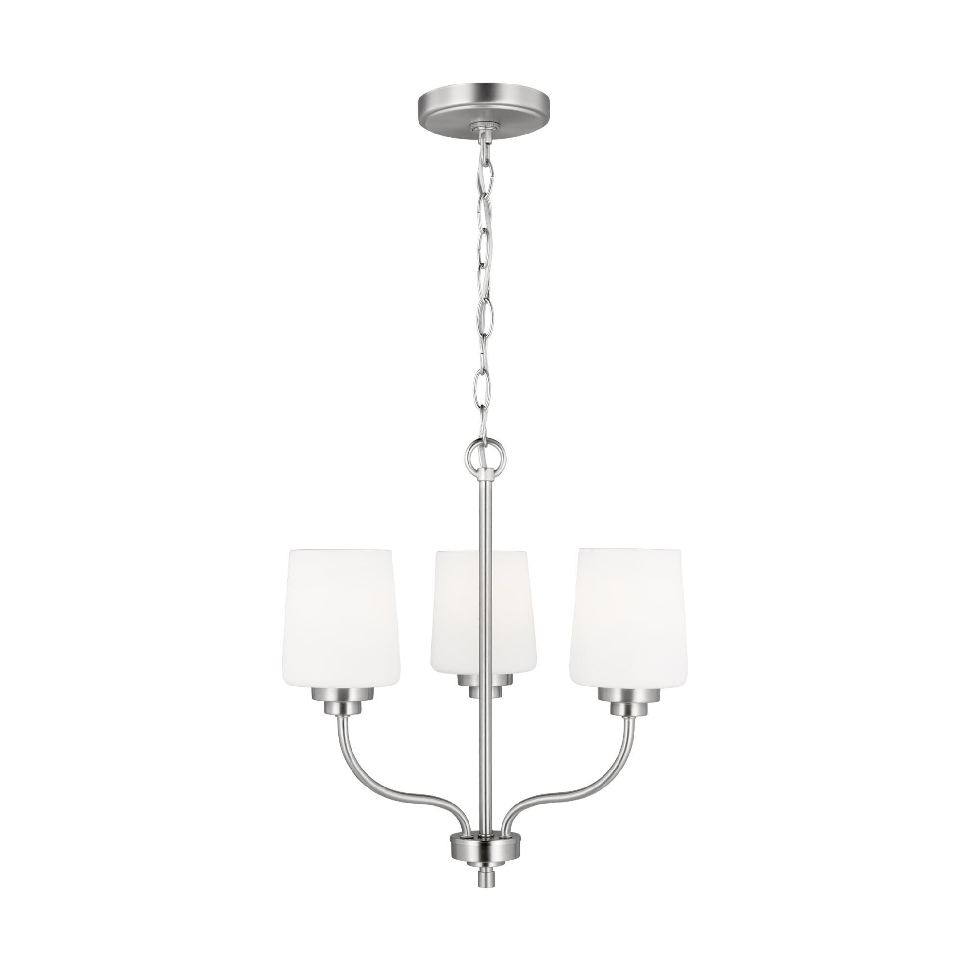 Windom 18 Inch 3 Light Mini Chandelier by Generation Lighting