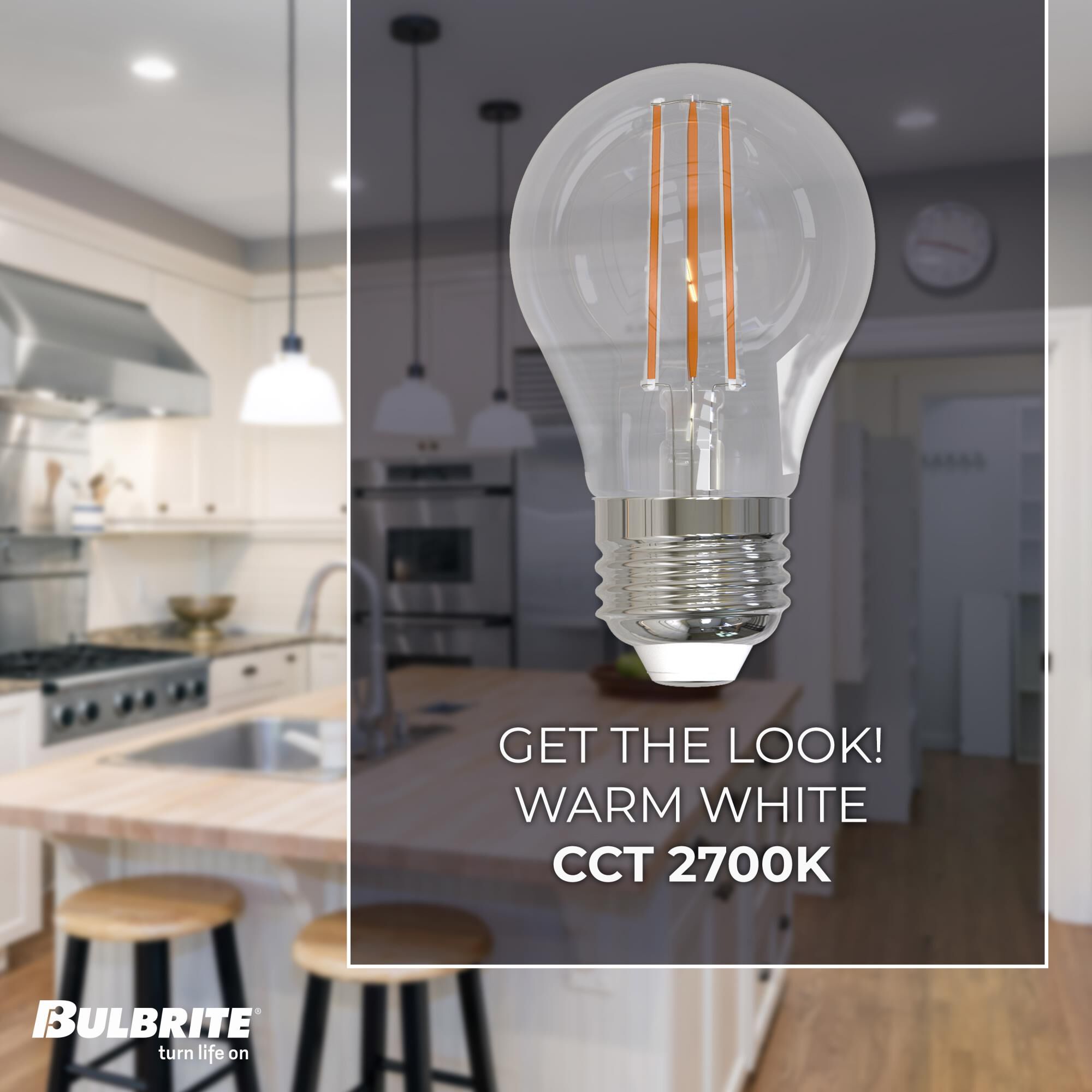 7 Watt 2700K A15 LED Light Bulb,