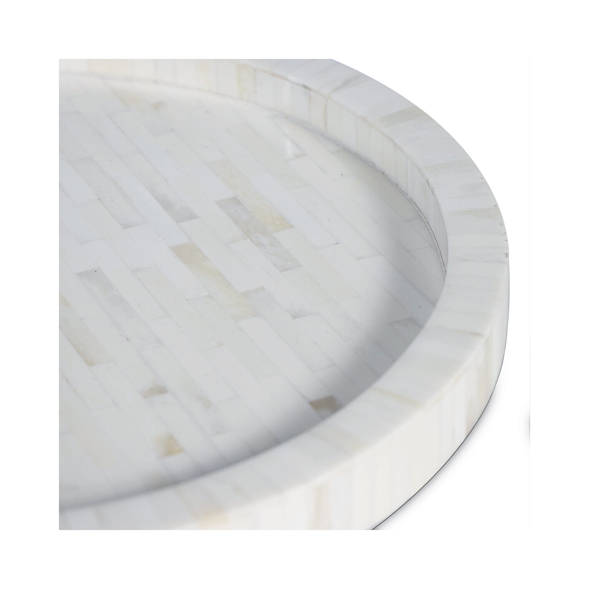Bone and Indigo Tray,