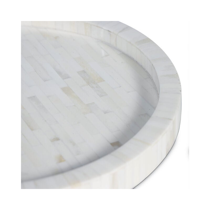 Bone and Indigo Tray by Regina Andrew
